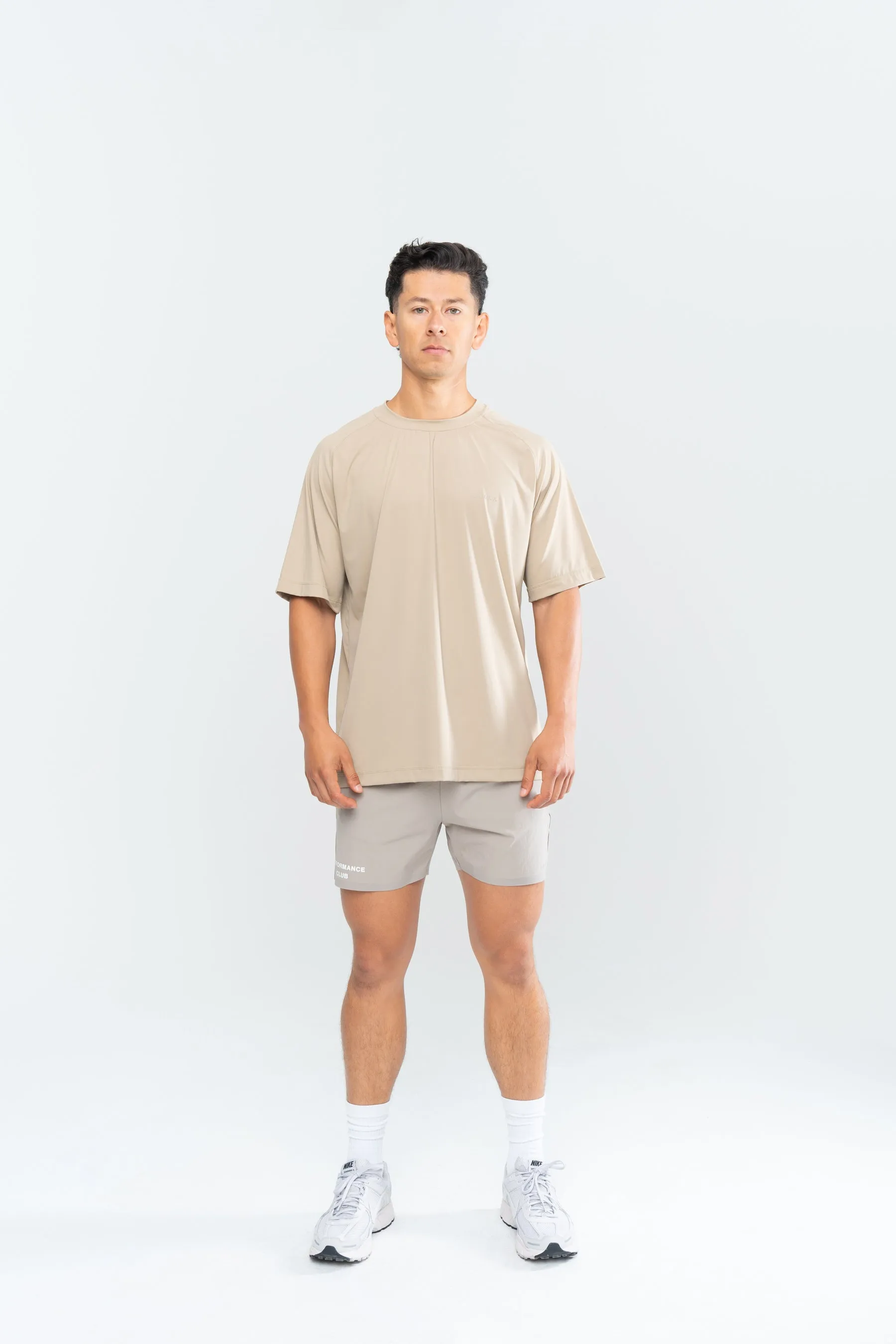 PERFORMANCE CLUB TEE - TAUPE sold by Inaka power product image thumbnail 3