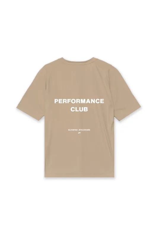 PERFORMANCE CLUB TEE - TAUPE sold by Inaka power