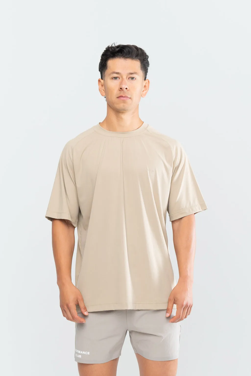 PERFORMANCE CLUB TEE - TAUPE sold by Inaka power product image thumbnail 4