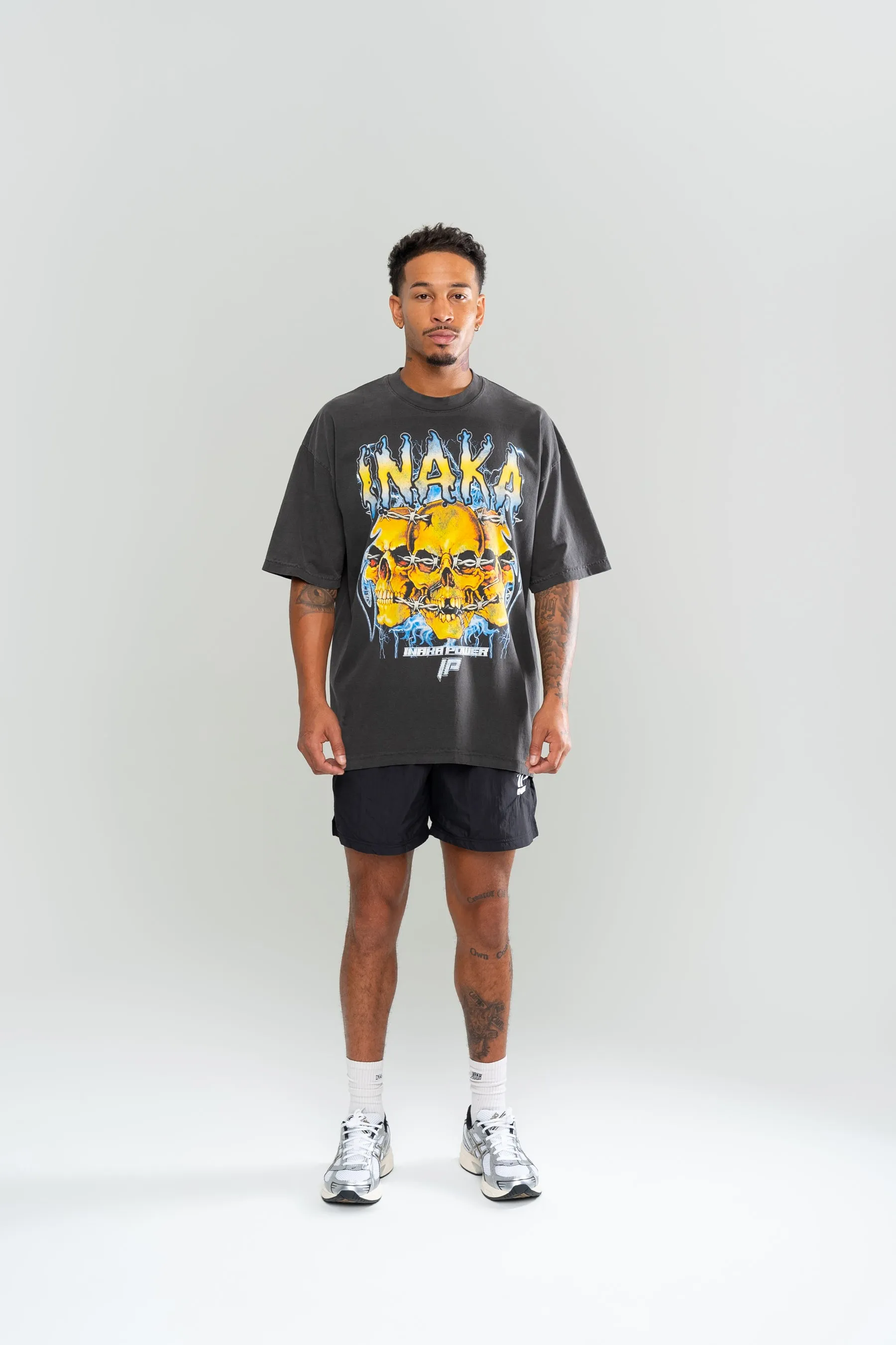 INAKA SKULL CRUSHER TEE - VINTAGE BLACK sold by Inaka power product image thumbnail 3