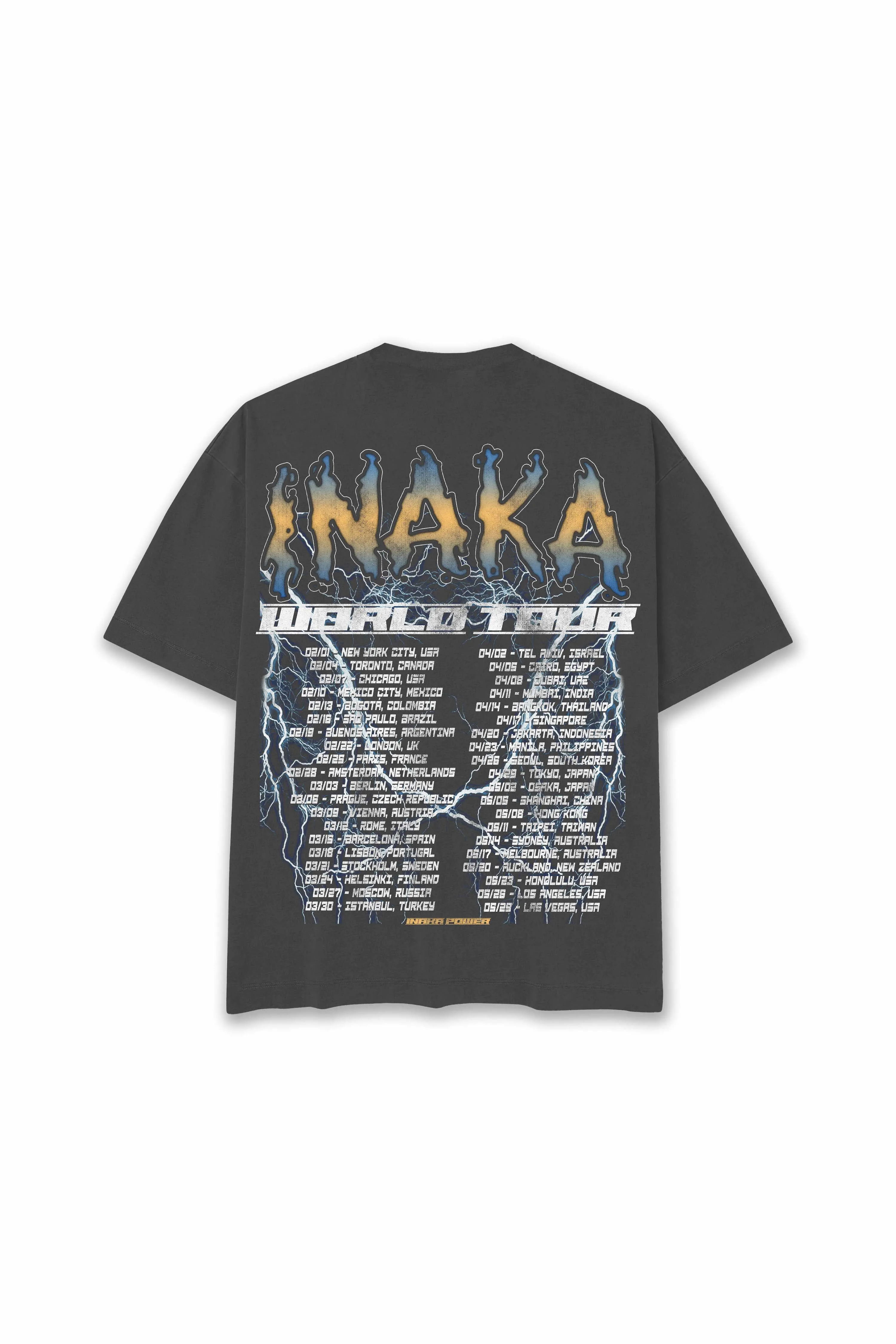 INAKA SKULL CRUSHER TEE - VINTAGE BLACK sold by Inaka power product image thumbnail 2