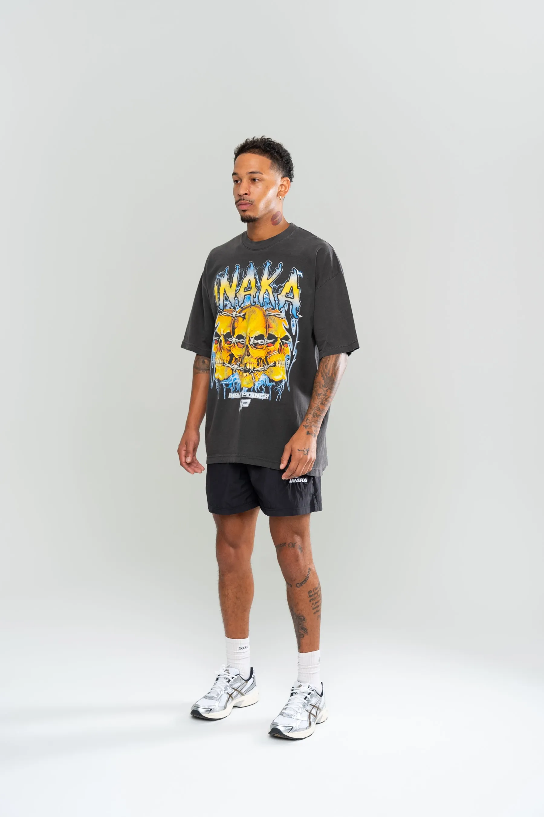 INAKA SKULL CRUSHER TEE - VINTAGE BLACK sold by Inaka power product image thumbnail 5