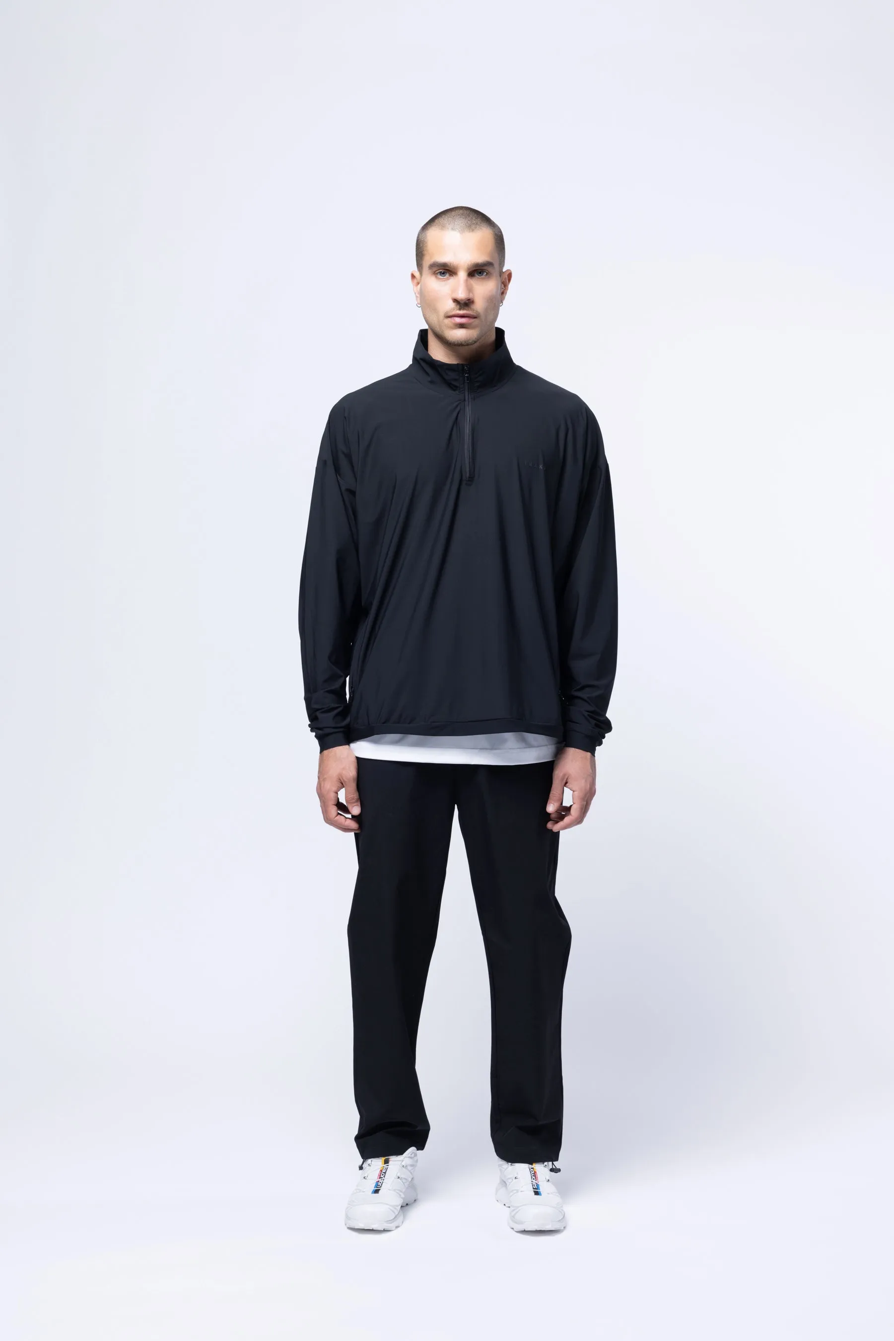 PERFORMANCE CLUB 1/4 ZIP JACKET - BLACK sold by Inaka power product image thumbnail 5