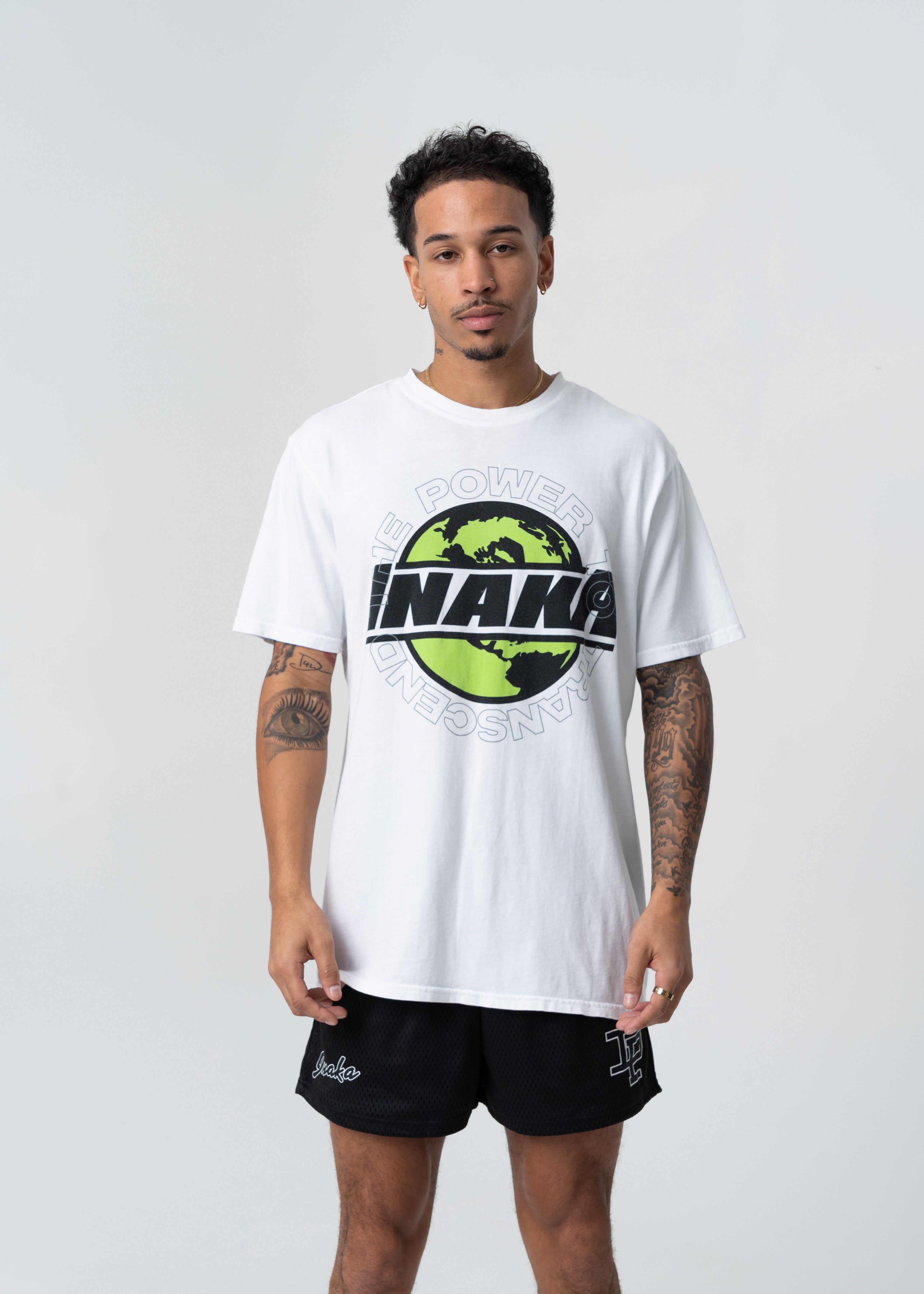 Over the World Tee - White sold by Inaka power product image thumbnail 2