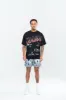 WHITE FLAME MESH SHORTS sold by Inaka power