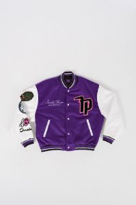 4 Year Letterman Jacket - Purple/White sold by Inaka power
