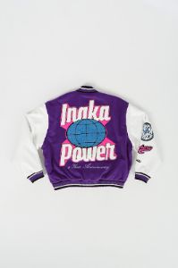 4 Year Letterman Jacket - Purple/White sold by Inaka power