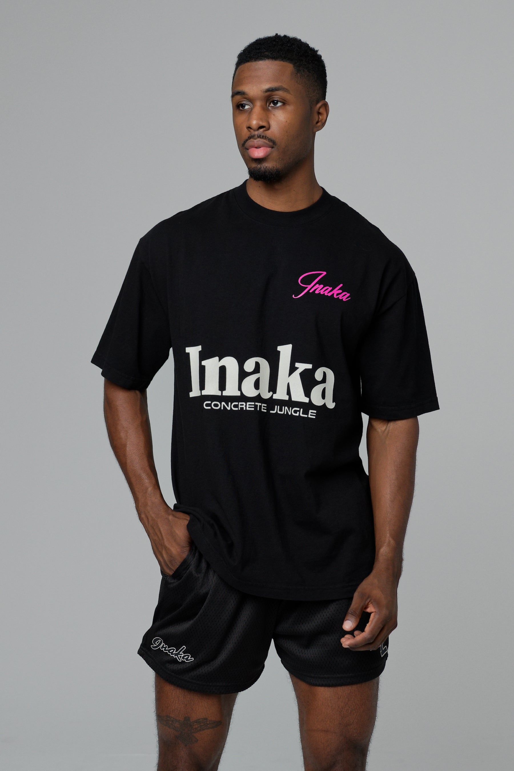 Concrete Jungle Tee - Black sold by Inaka power product image thumbnail 5