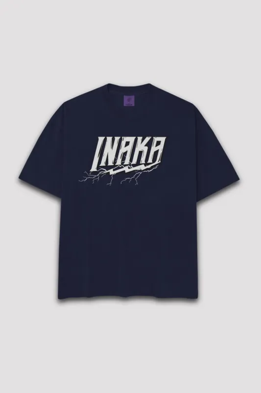 INAKA SHOCK TEE - NAVY sold by Inaka power