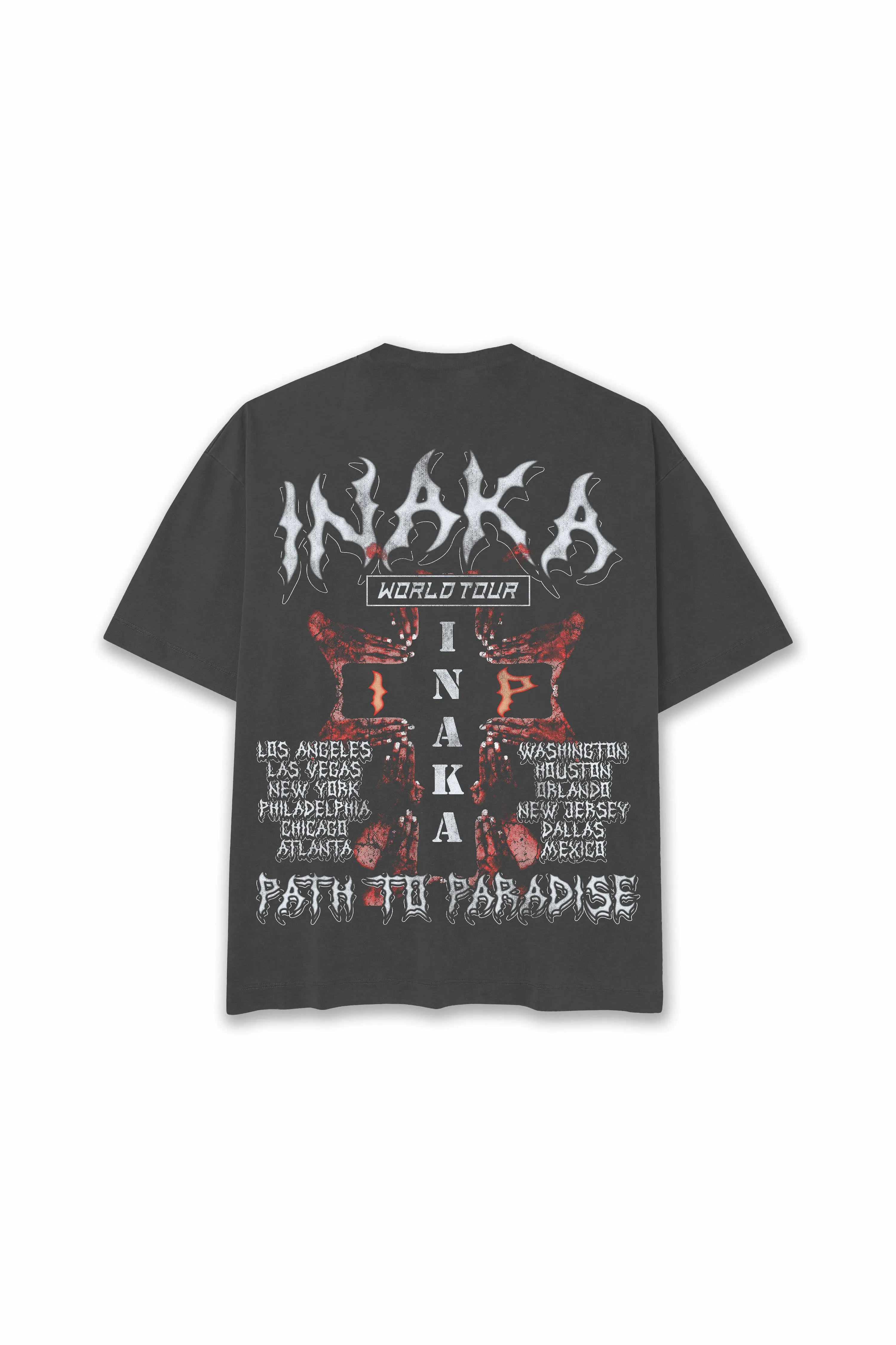 INAKA PATH TO PARADISE TEE - VINTAGE BLACK sold by Inaka power product image thumbnail 2
