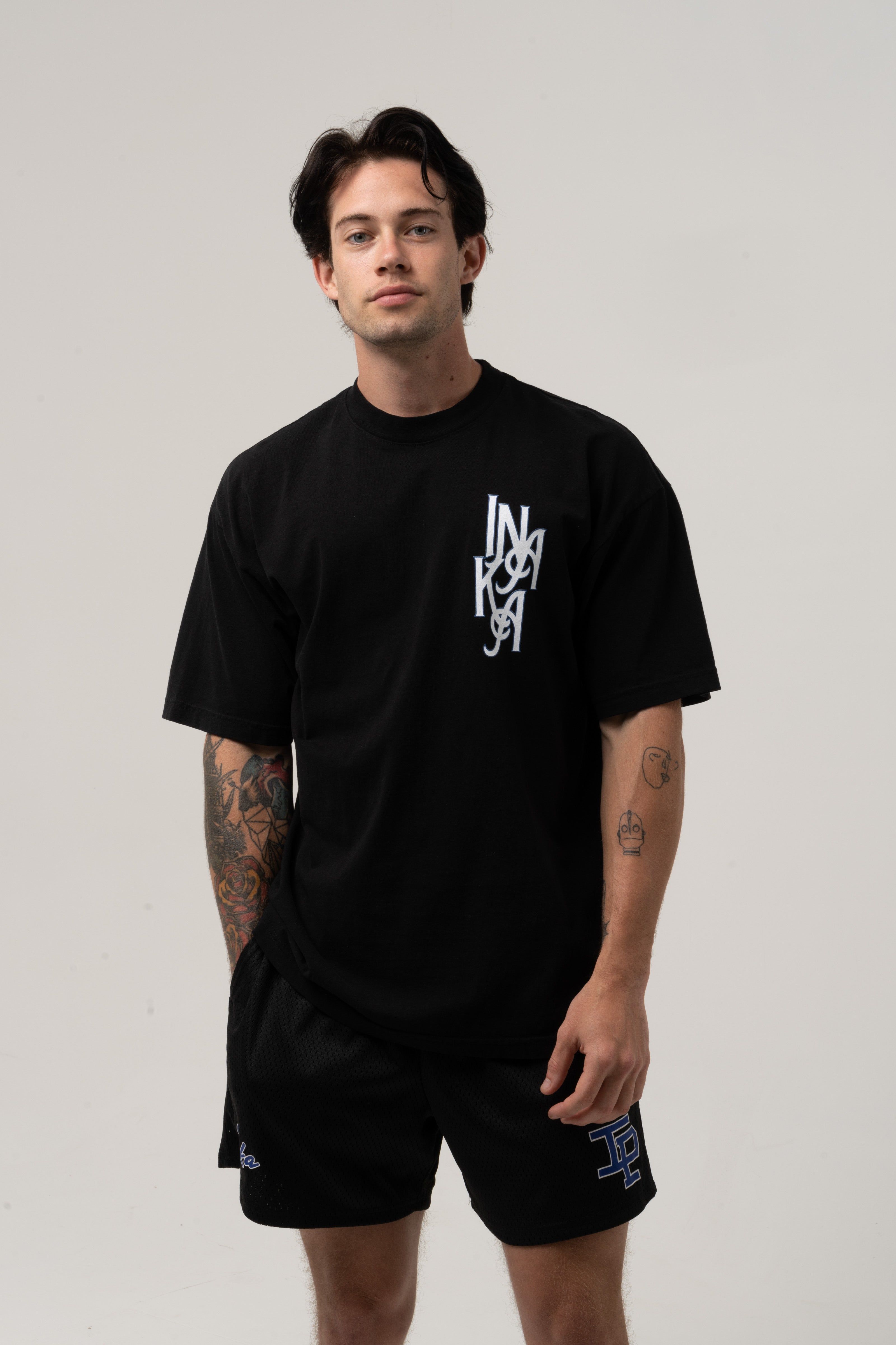 Monochrome Tee Black sold by Inaka power
