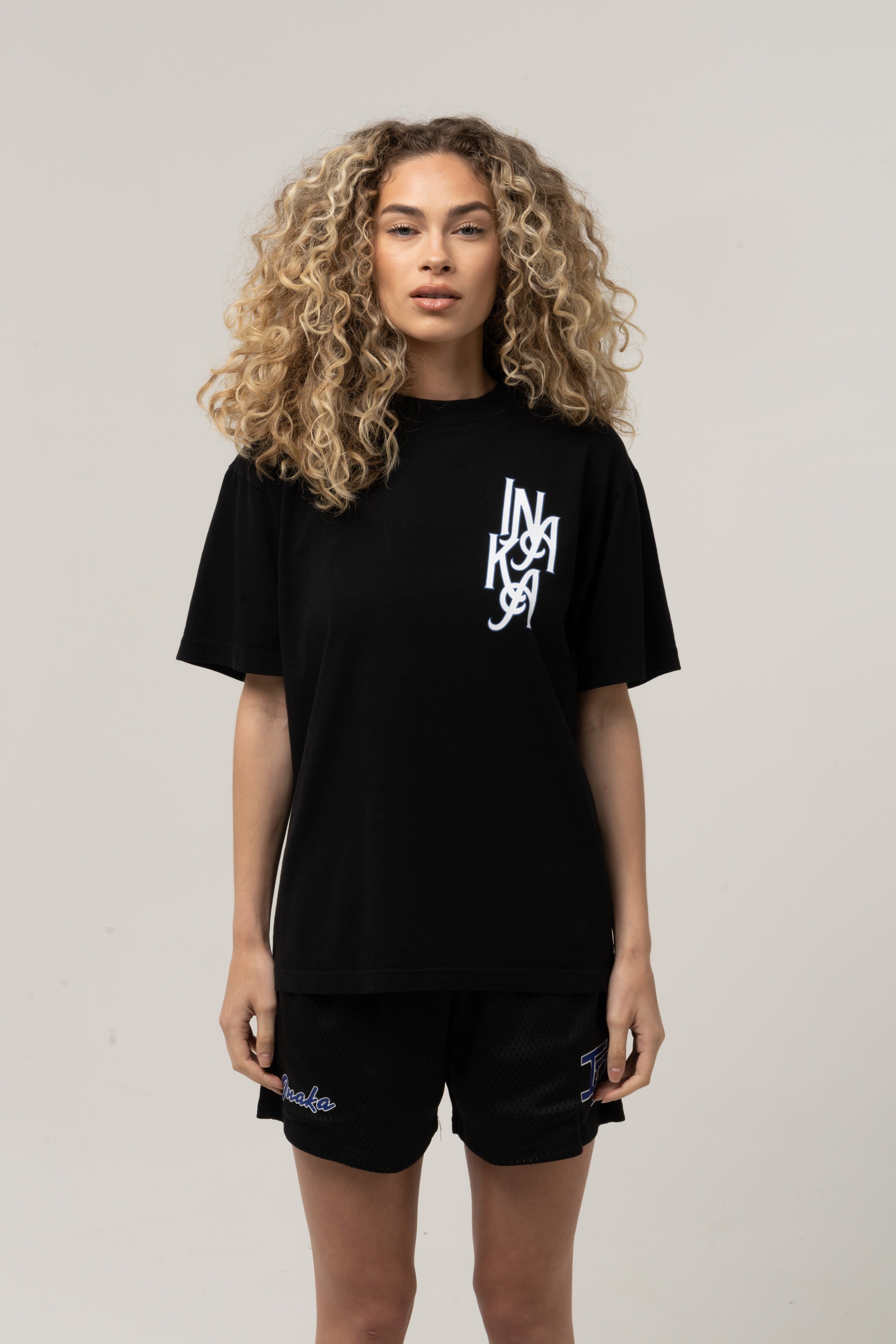 Monochrome Tee Black sold by Inaka power product image thumbnail 3