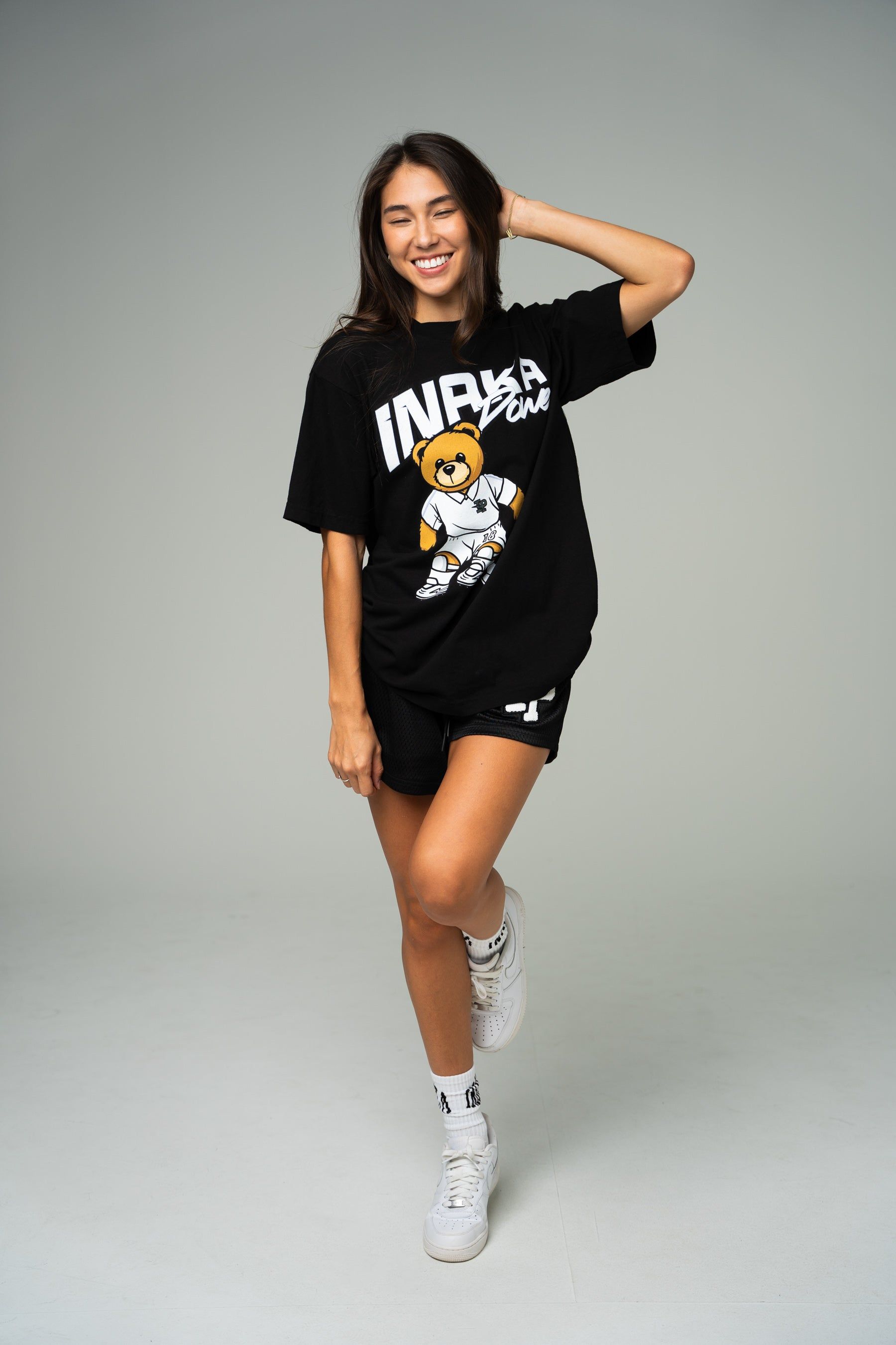 Real Teddy Tee - Black sold by Inaka power product image thumbnail 3