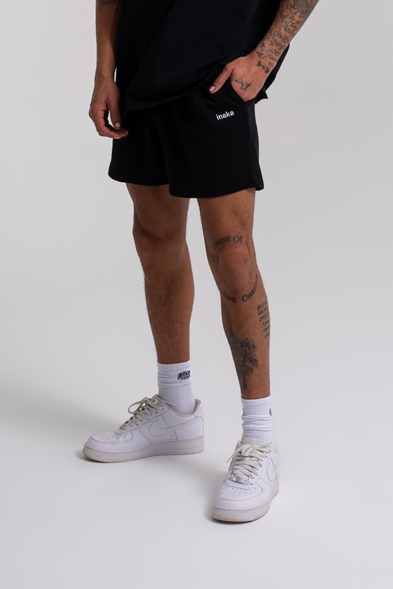 BASICS SHORTS - BLACK sold by Inaka power product image thumbnail 2