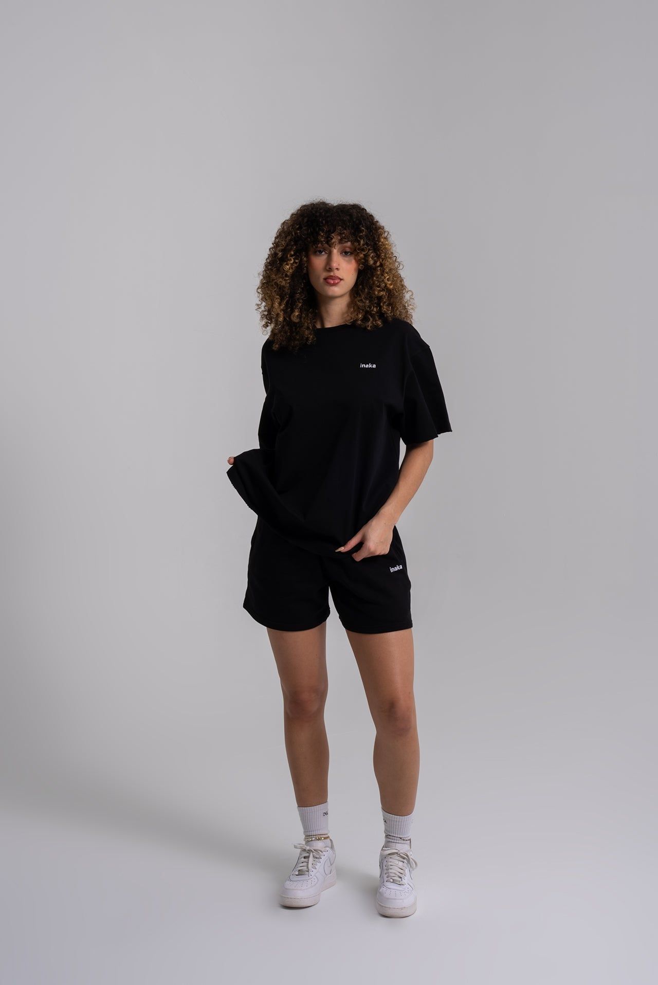 BASICS SHORTS - BLACK sold by Inaka power product image thumbnail 4