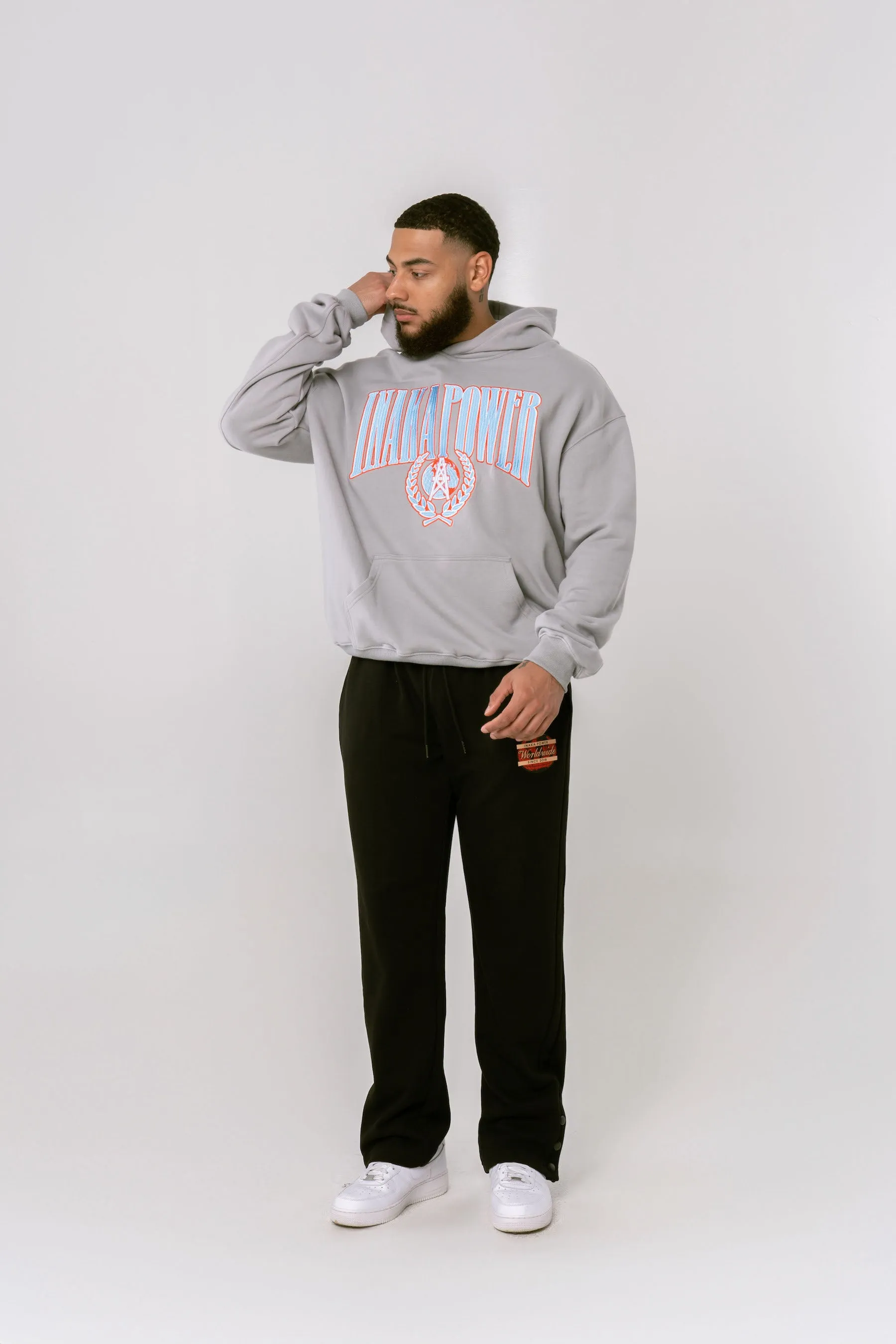 HTX OILERS HOODIE - GREY sold by Inaka power product image thumbnail 5