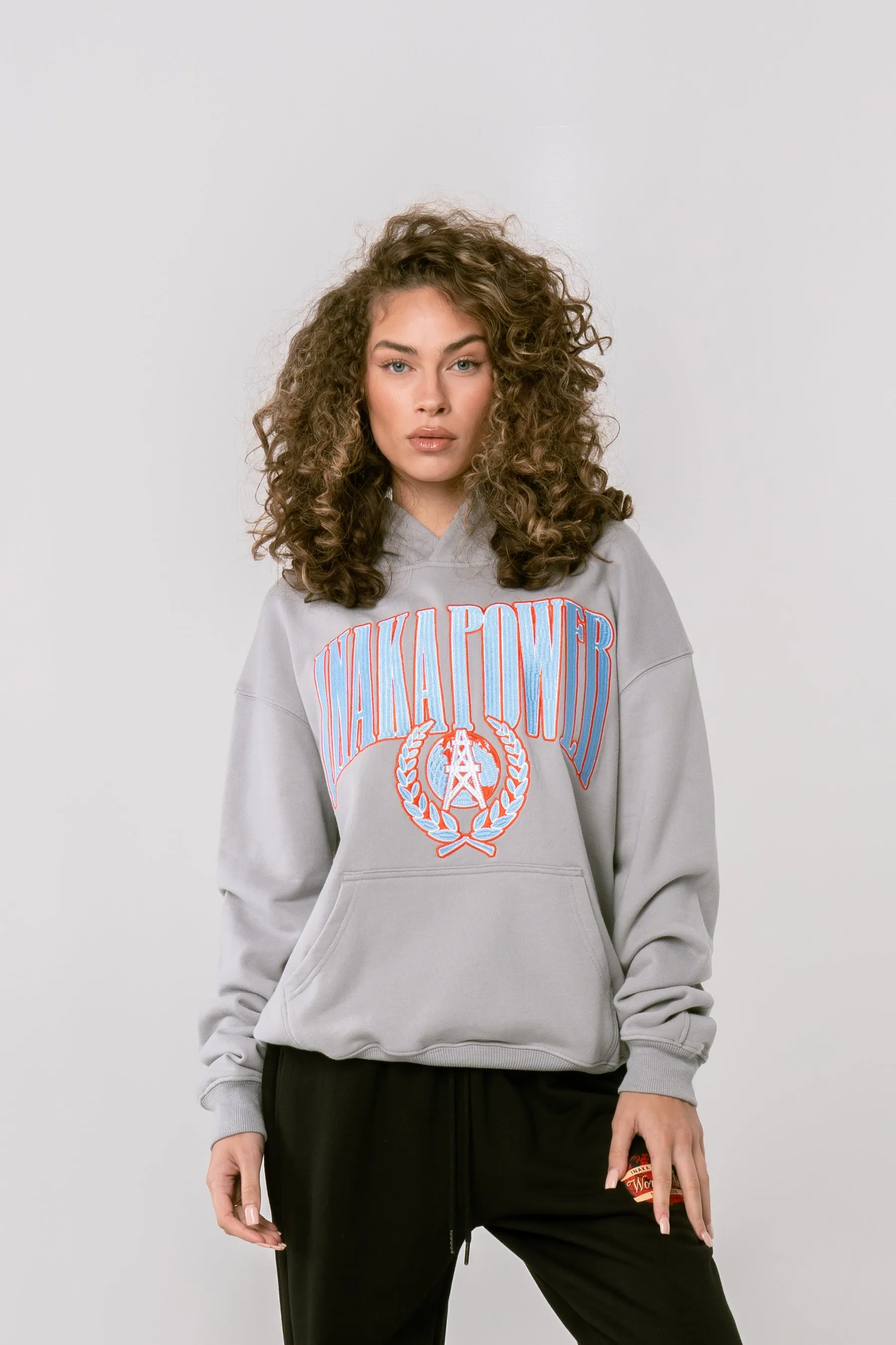 HTX OILERS HOODIE - GREY sold by Inaka power product image thumbnail 3