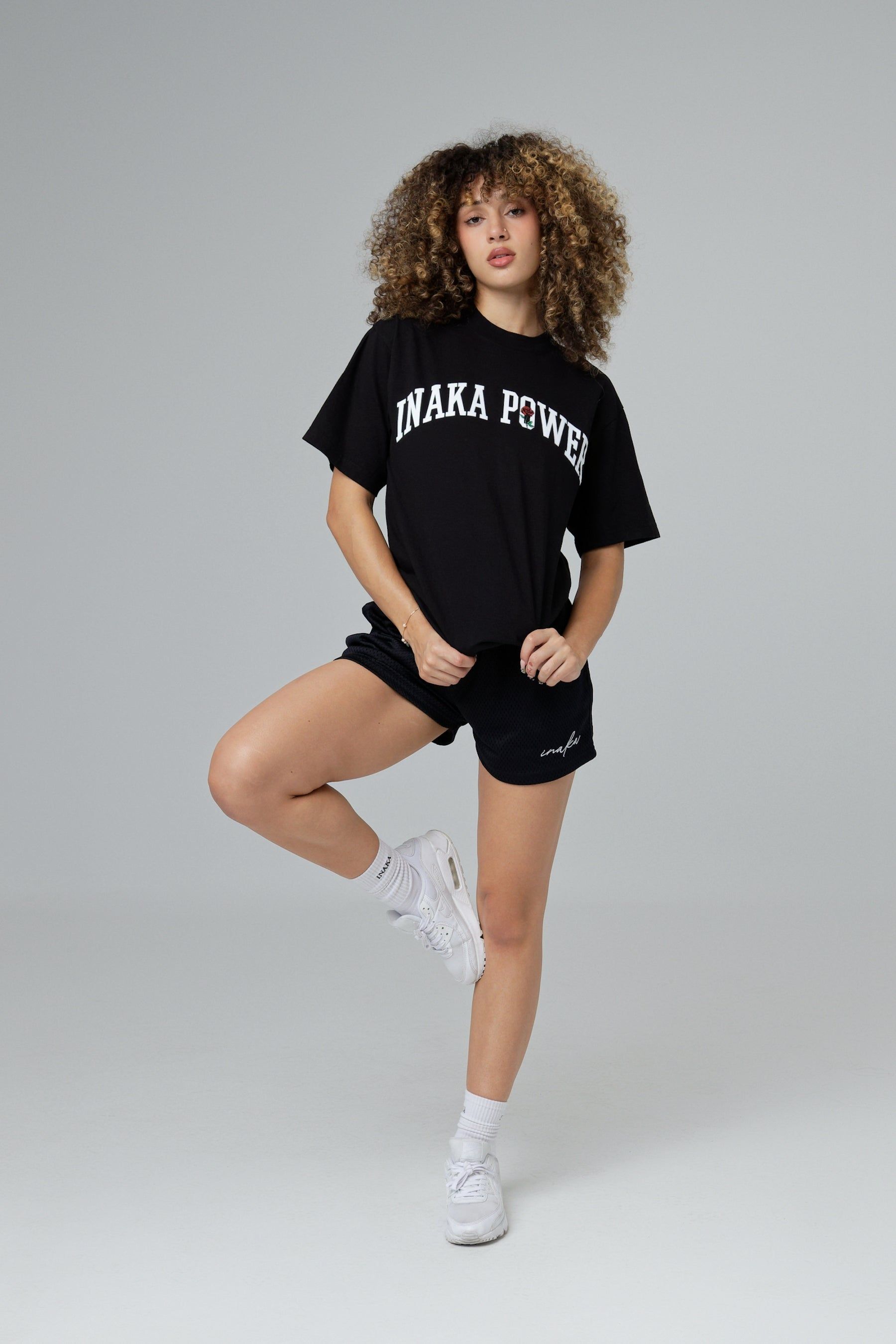Rose Tee - Black sold by Inaka power product image thumbnail 4
