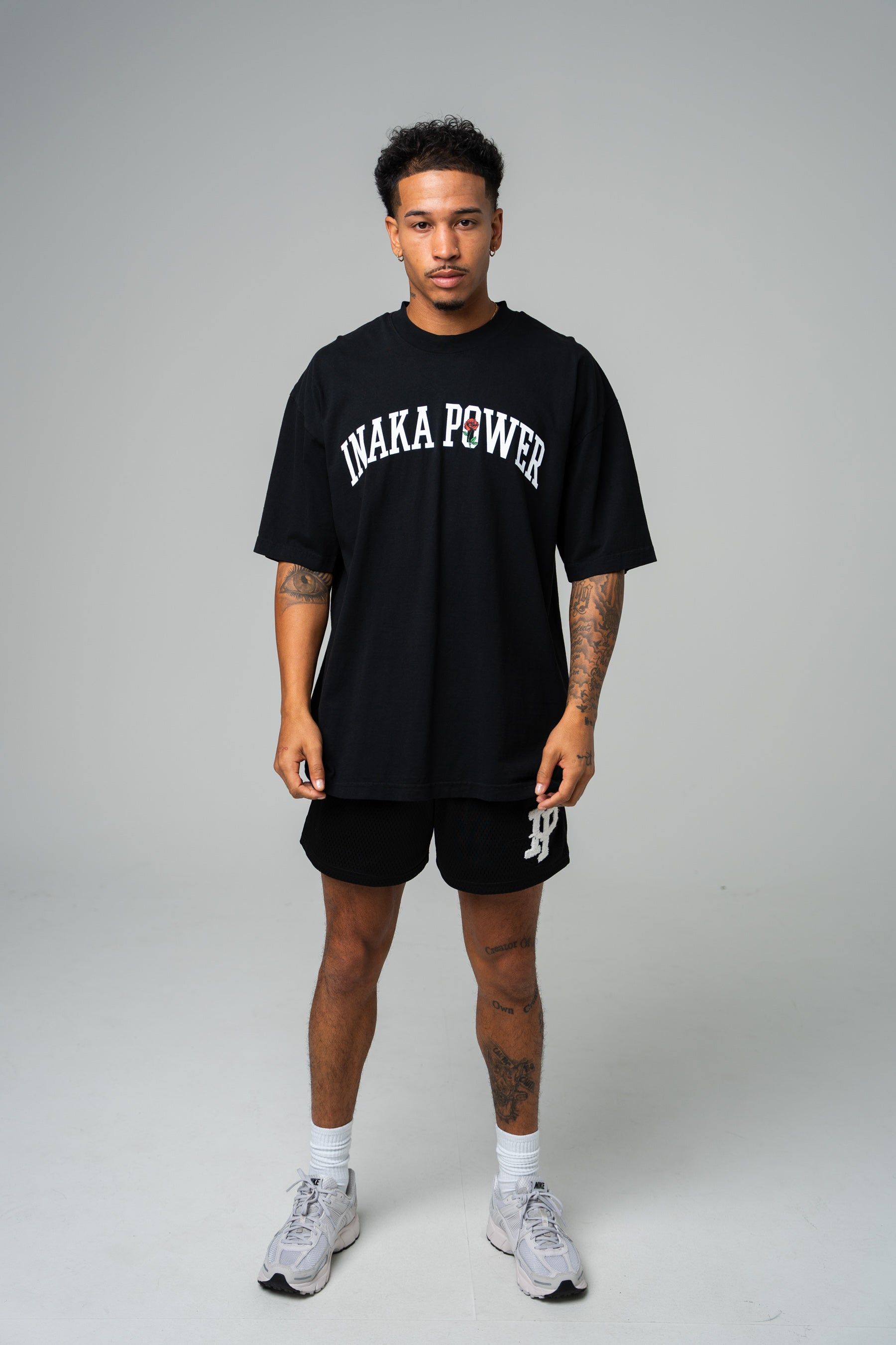 Rose Tee - Black sold by Inaka power product image thumbnail 3