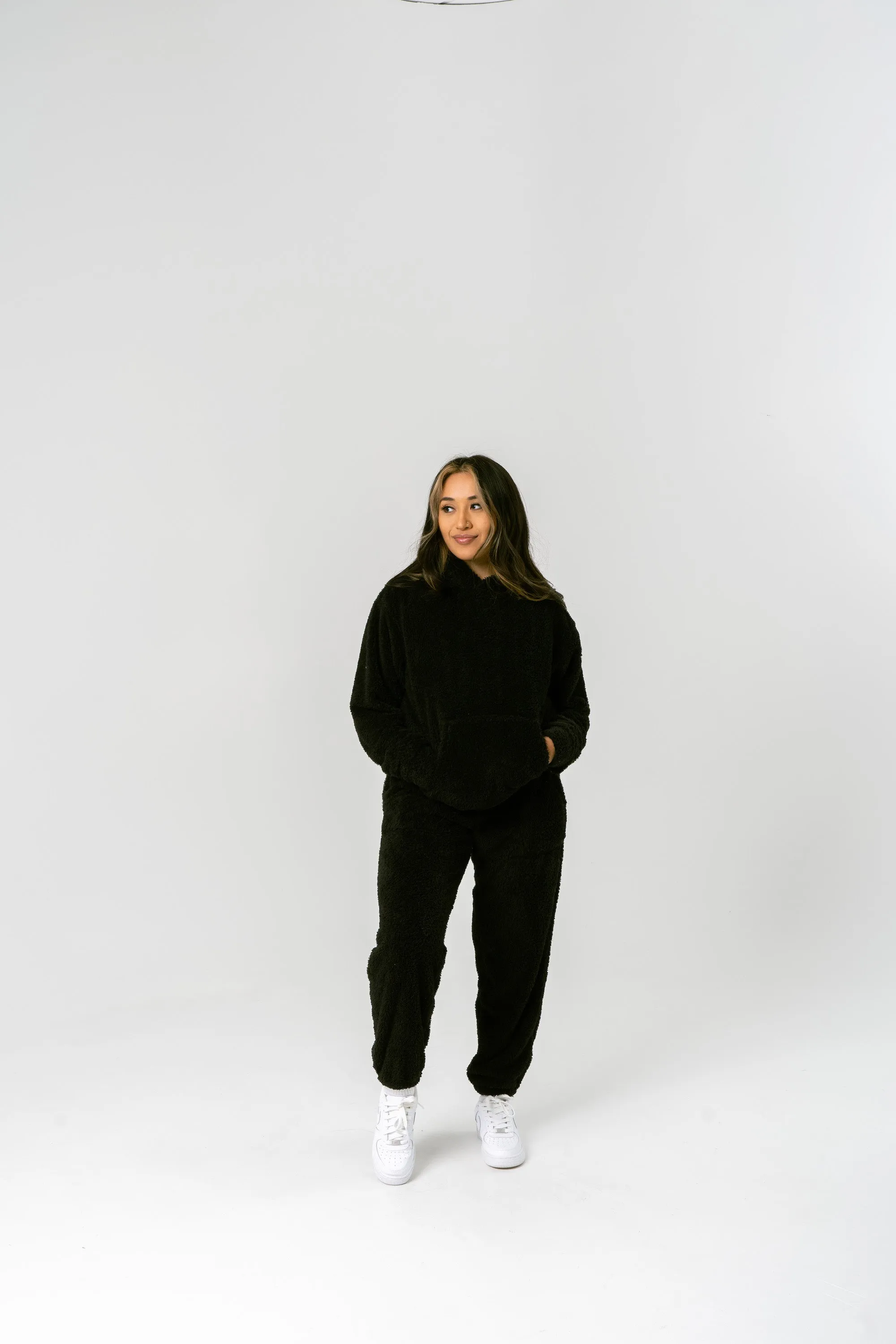 TEDDY FLEECE PANTS - BLACK sold by Inaka power product image thumbnail 2