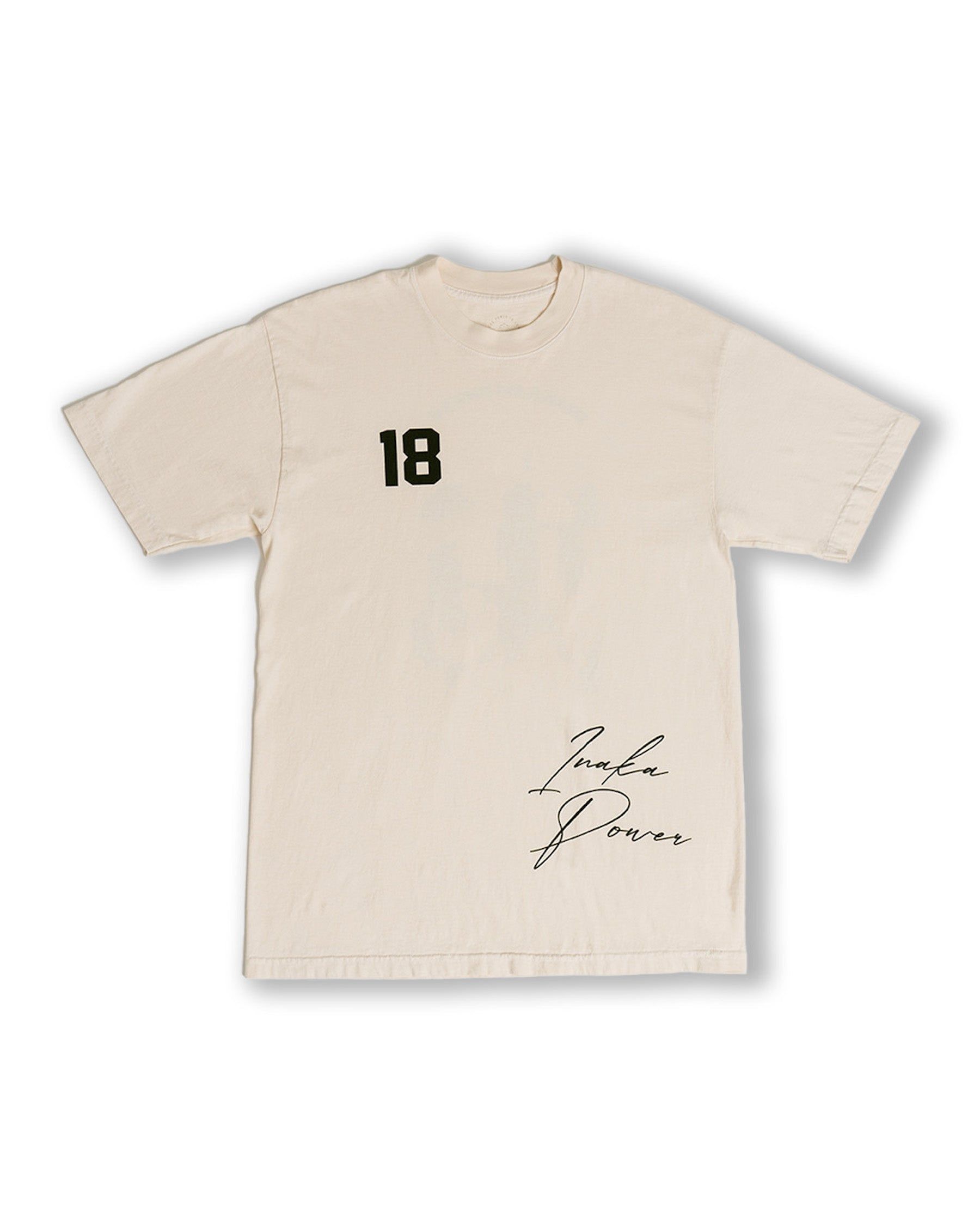 '18 Tee - Cream sold by Inaka power