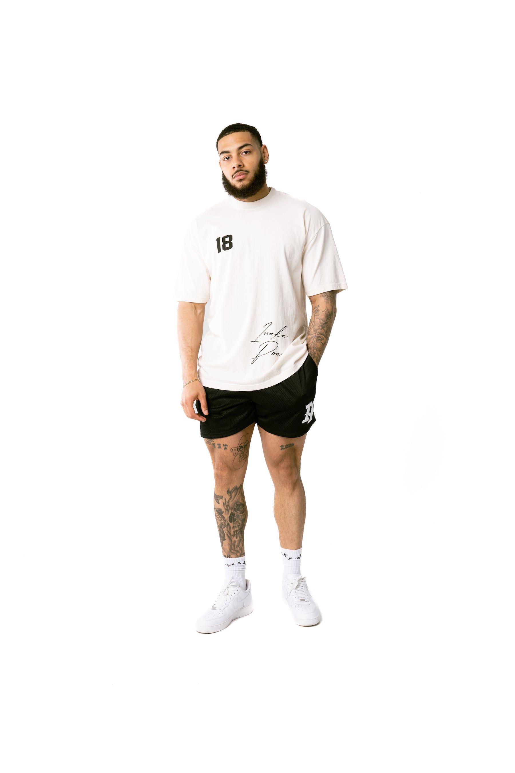 '18 Tee - Cream sold by Inaka power product image thumbnail 5