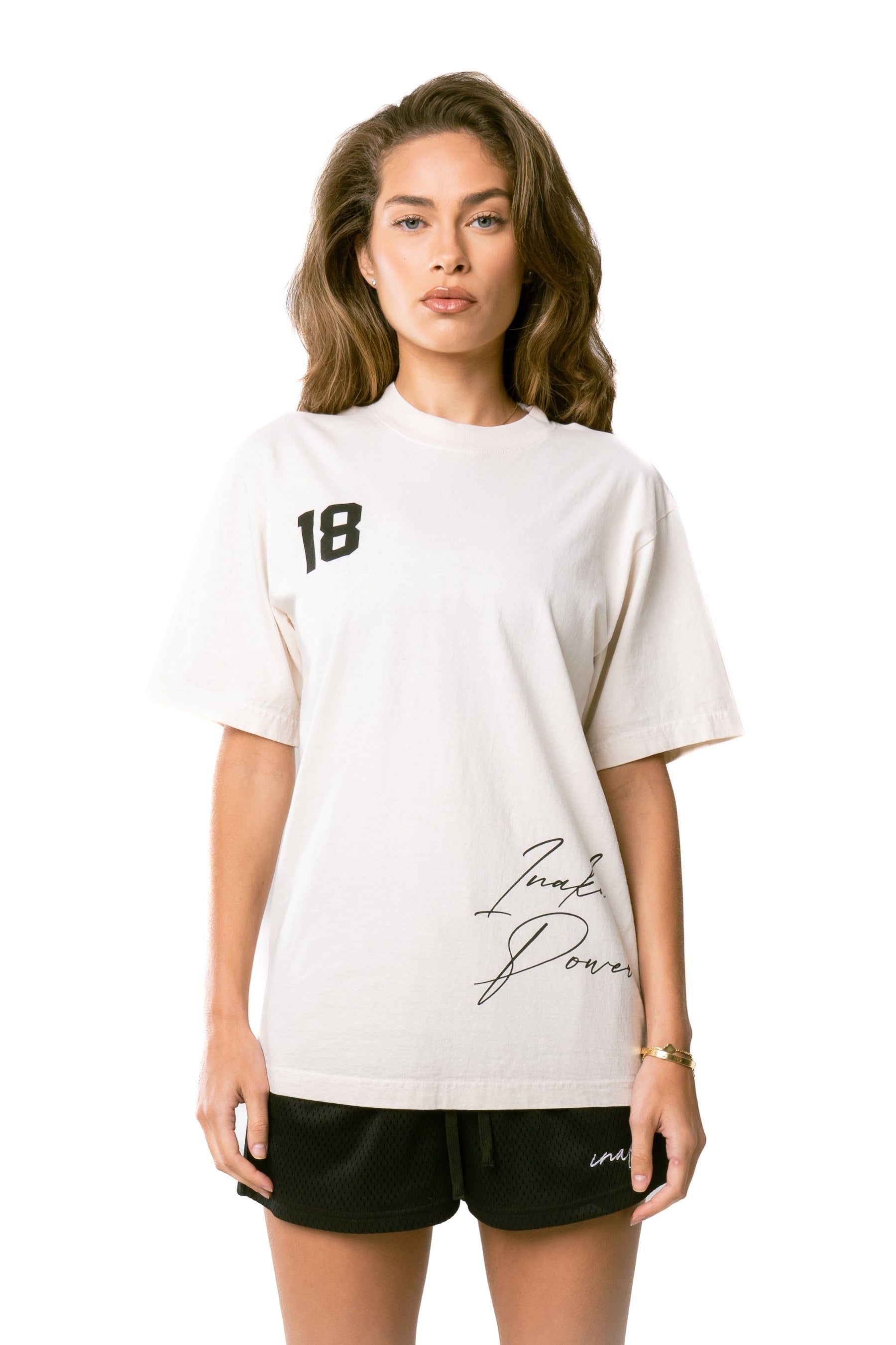 '18 Tee - Cream sold by Inaka power product image thumbnail 9