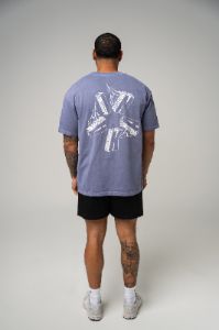 Flame Tee - Blue sold by Inaka power