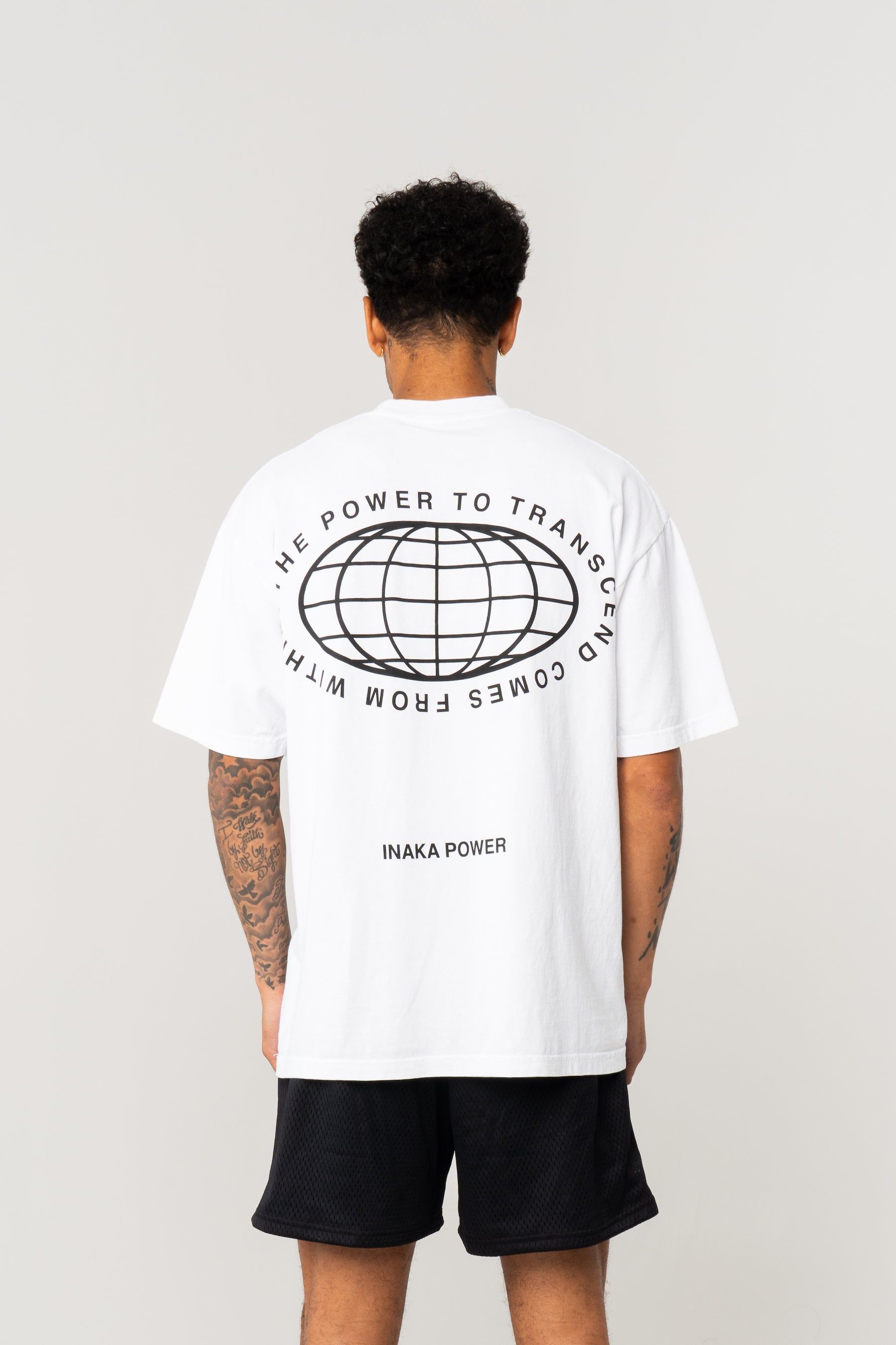 Inaka Worldwide Tee - White sold by Inaka power product image thumbnail 4