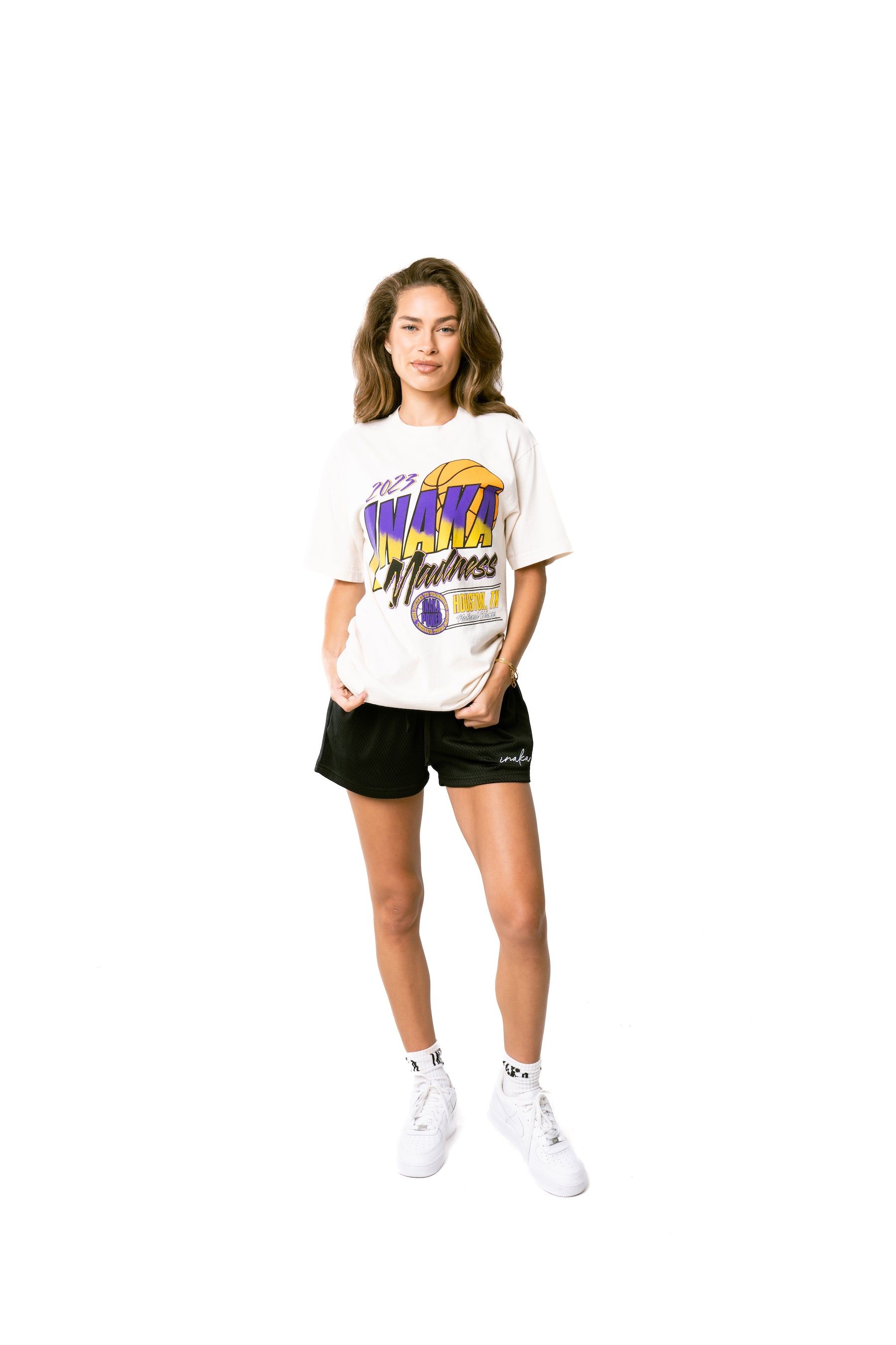 Madness tee - Cream sold by Inaka power product image thumbnail 7