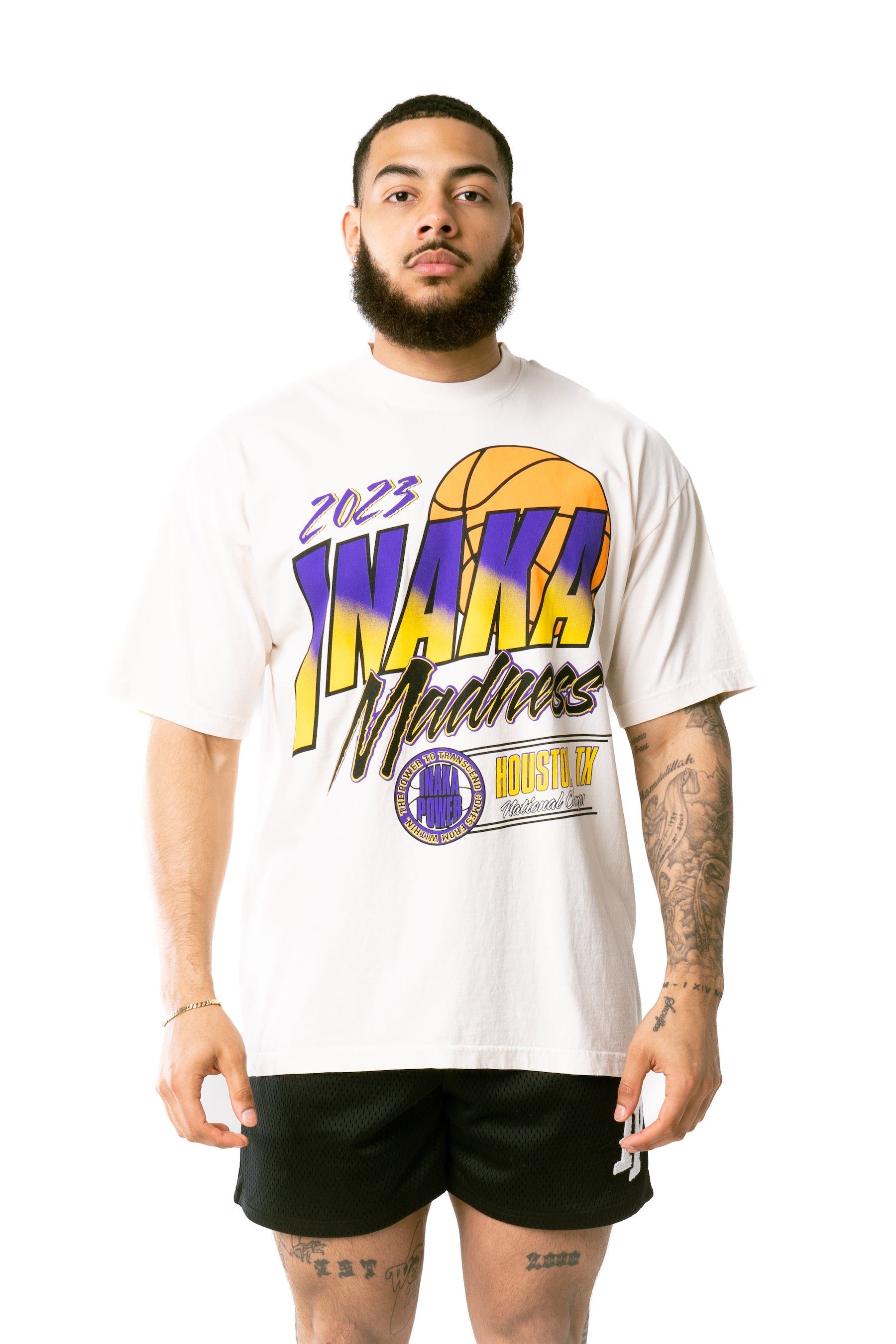 Madness tee - Cream sold by Inaka power product image thumbnail 2