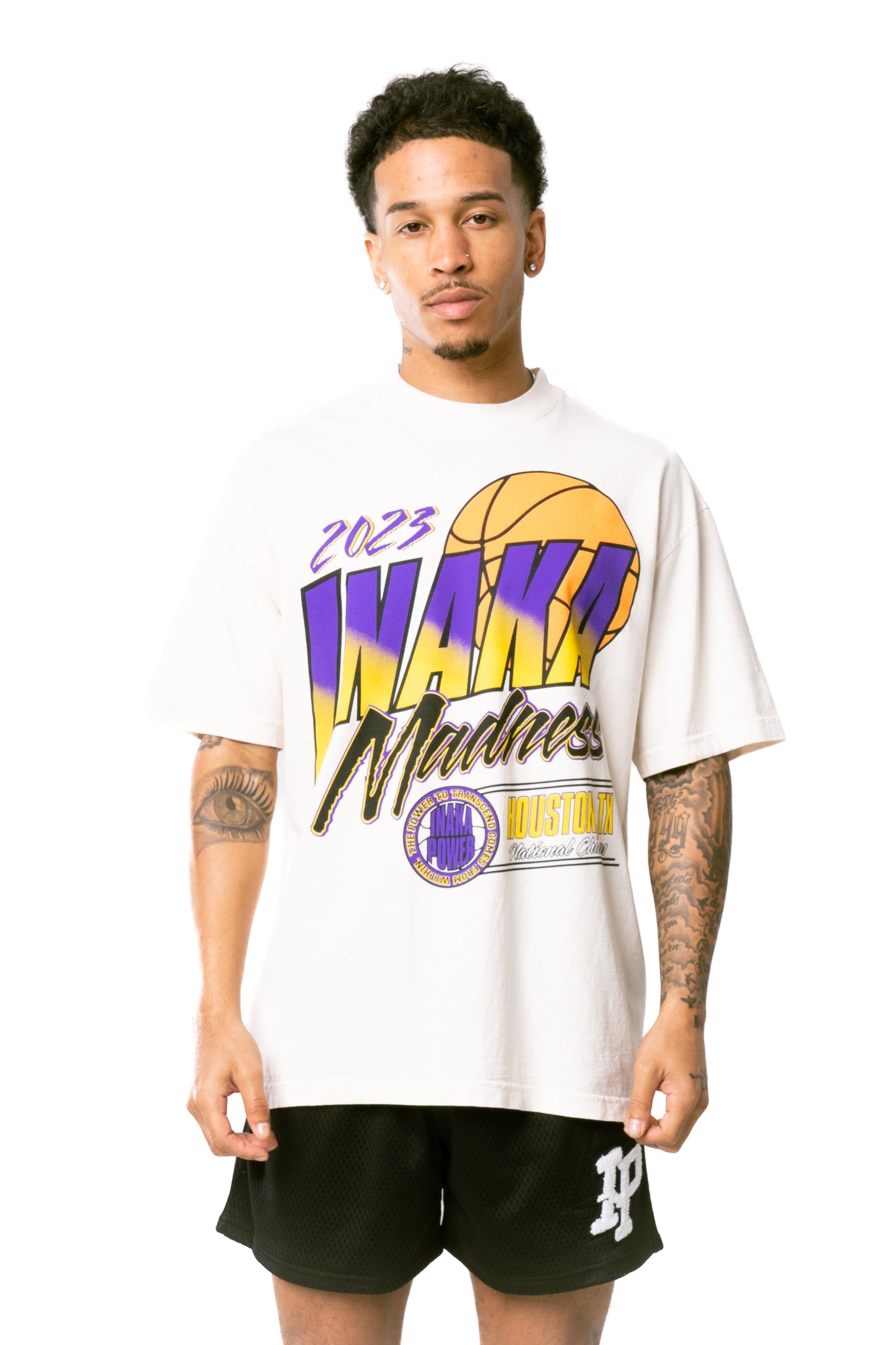 Madness tee - Cream sold by Inaka power product image thumbnail 4