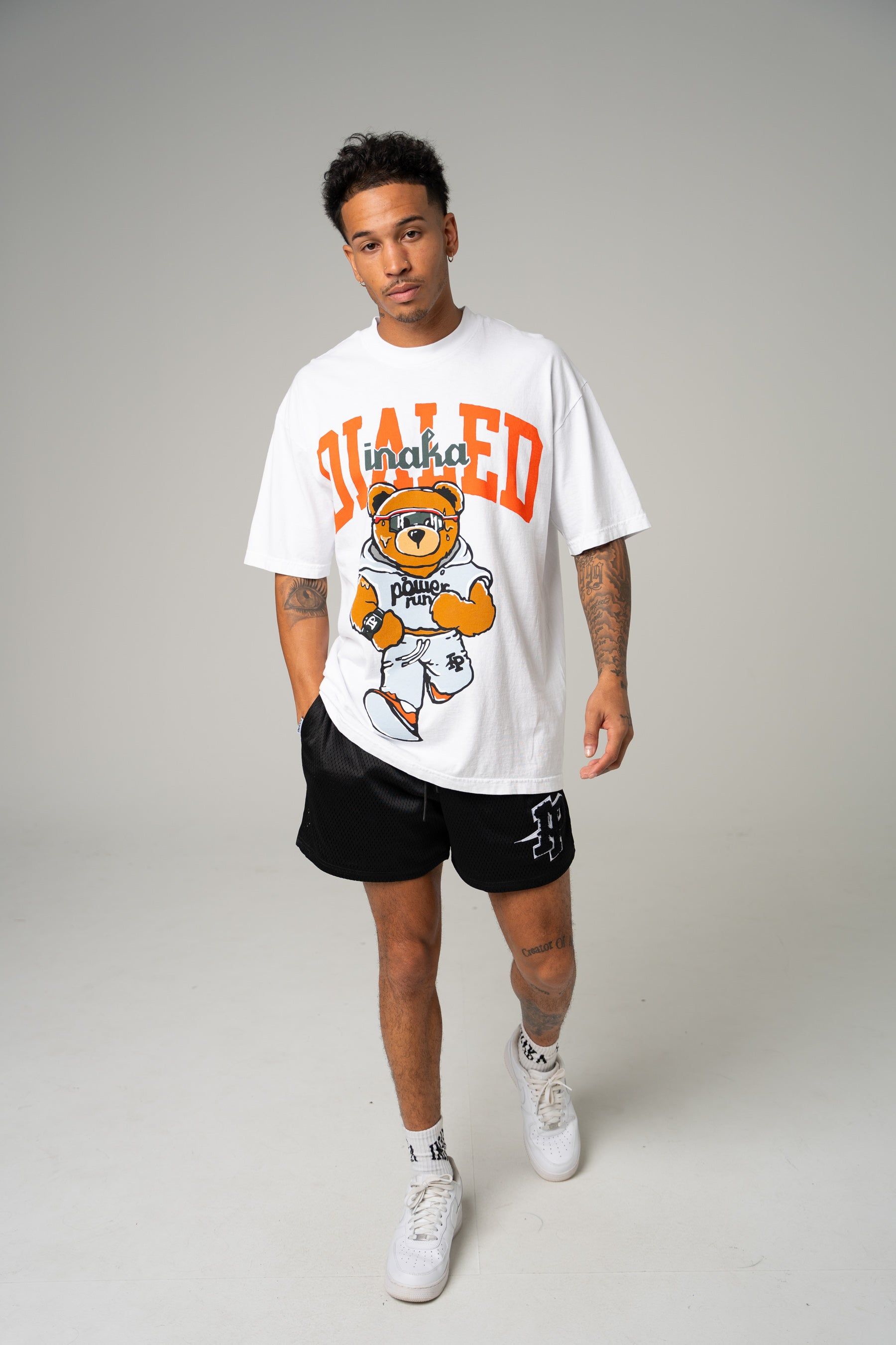 Locked In Teddy Tee - White sold by Inaka power product image thumbnail 5