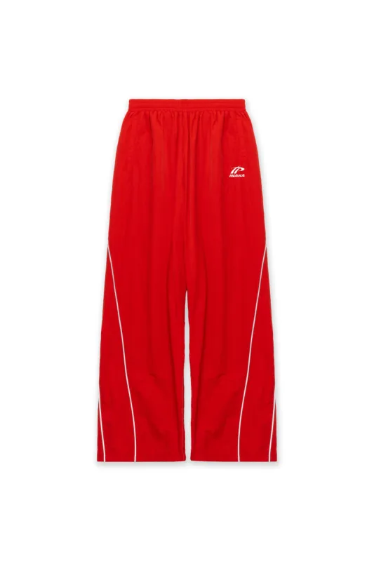 SPORTSWEAR BAGGY TRACK PANTS - RED sold by Inaka power