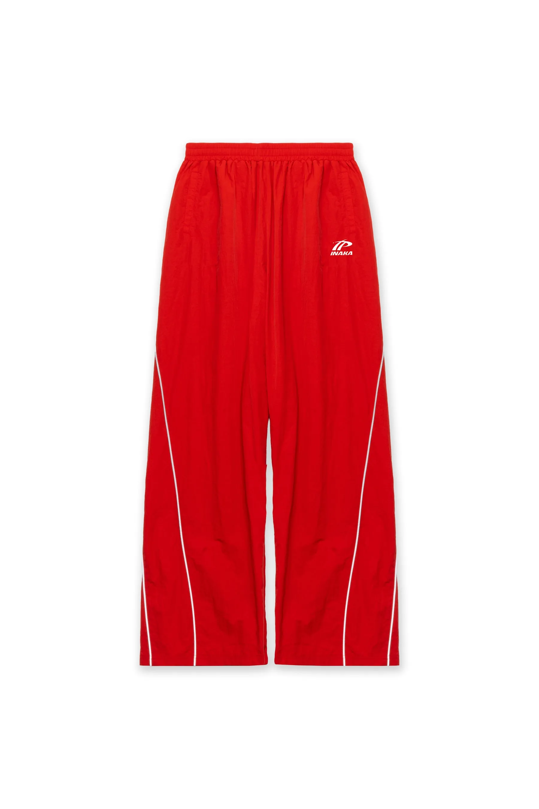 SPORTSWEAR BAGGY TRACK PANTS - RED sold by Inaka power