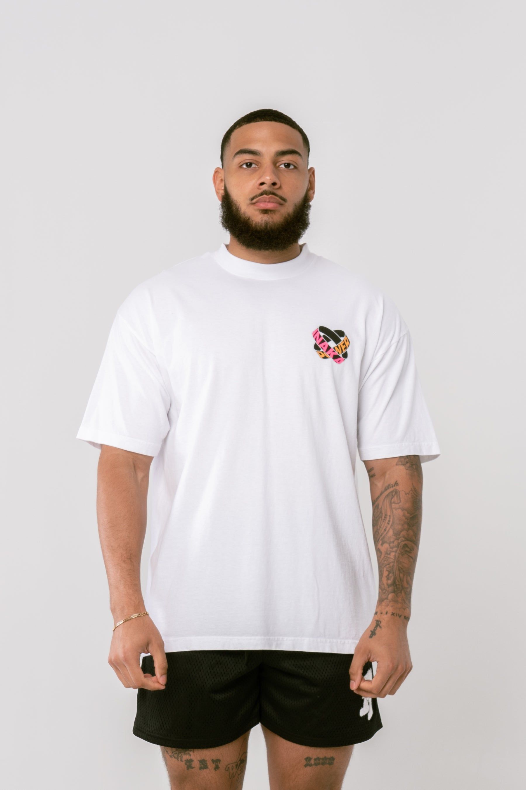 Emblem Tee - White sold by Inaka power product image thumbnail 3