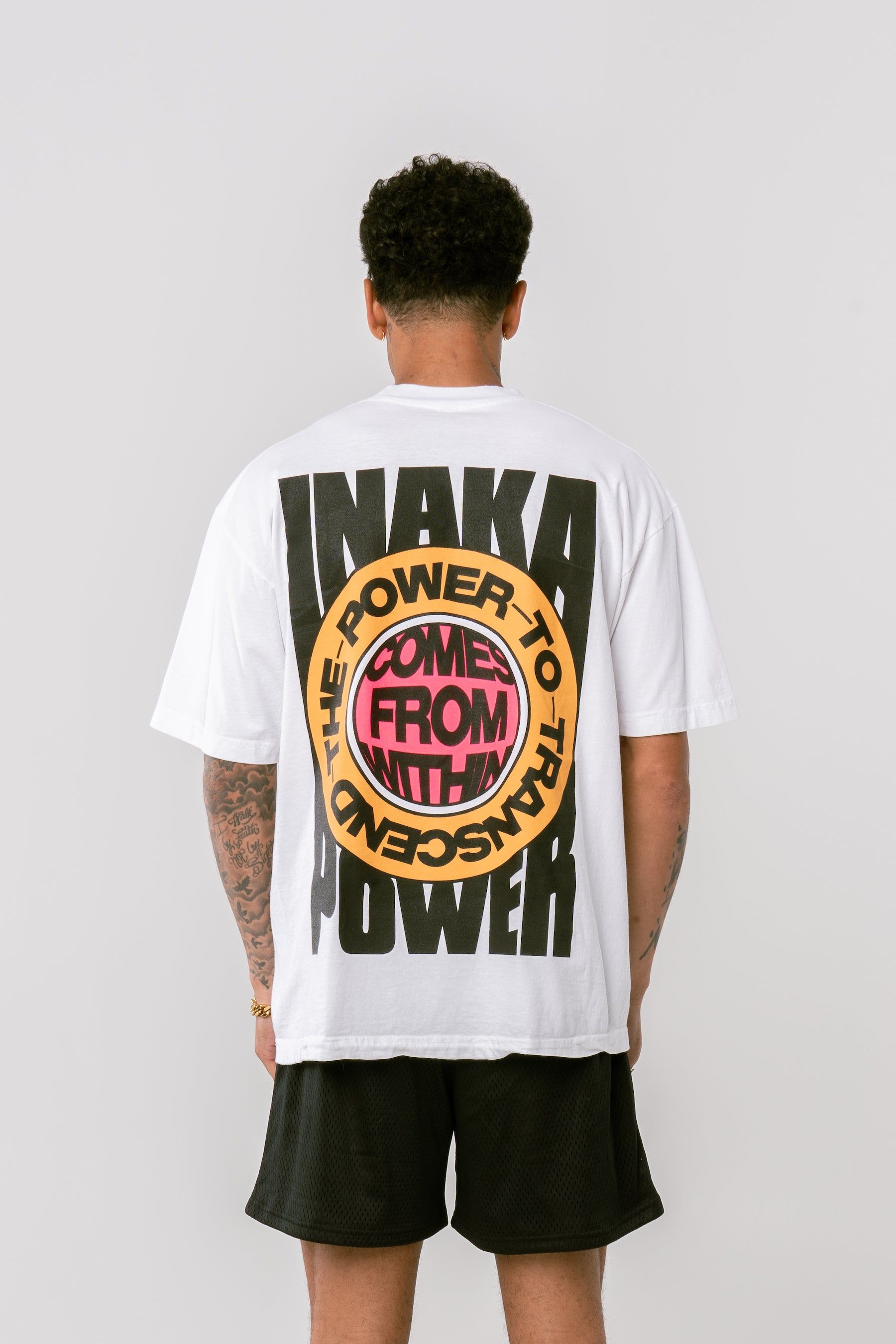 Emblem Tee - White sold by Inaka power product image thumbnail 6