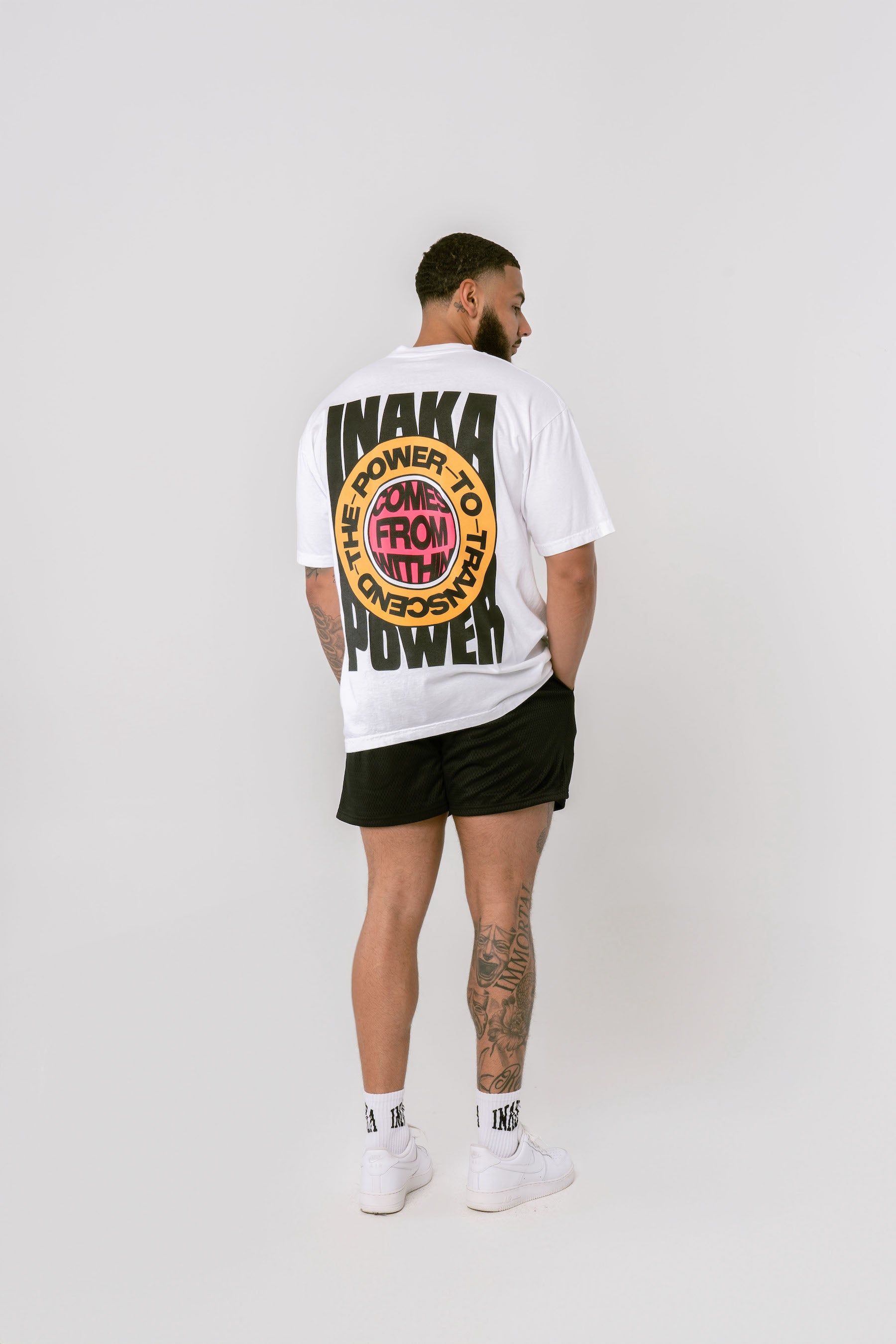 Emblem Tee - White sold by Inaka power product image thumbnail 2