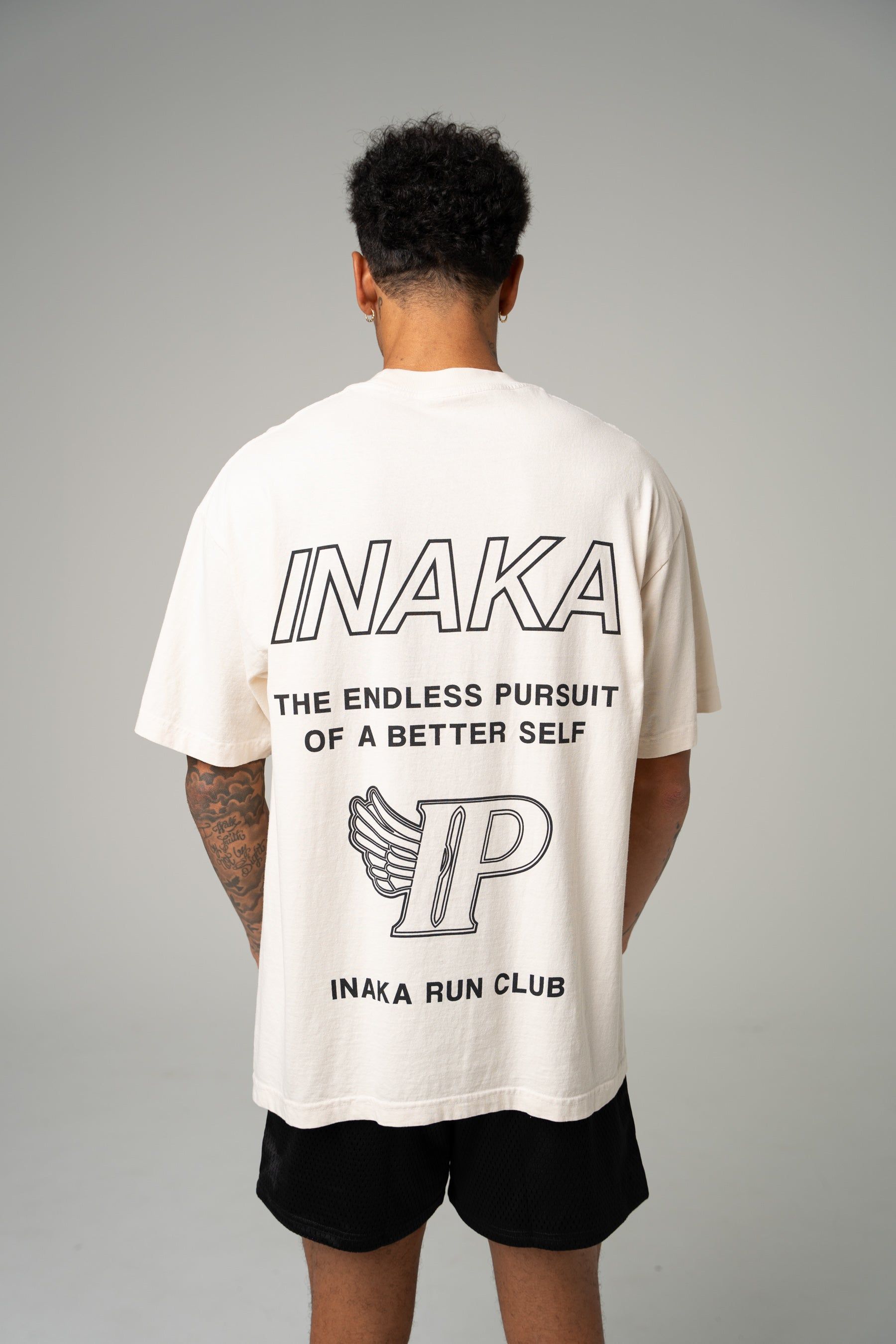 Endless Pursuit Tee - Cream sold by Inaka power product image thumbnail 3