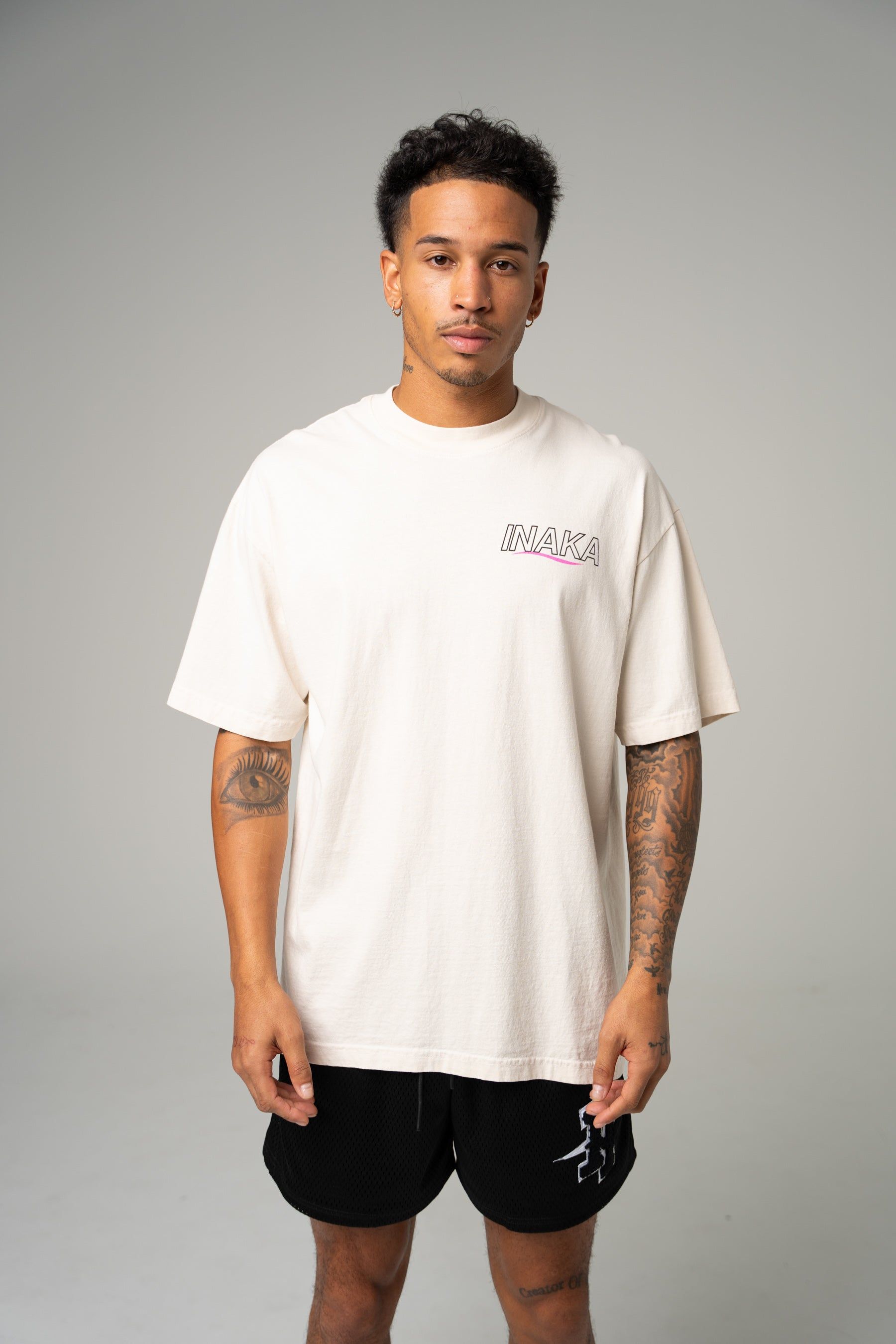 Endless Pursuit Tee - Cream sold by Inaka power product image thumbnail 4