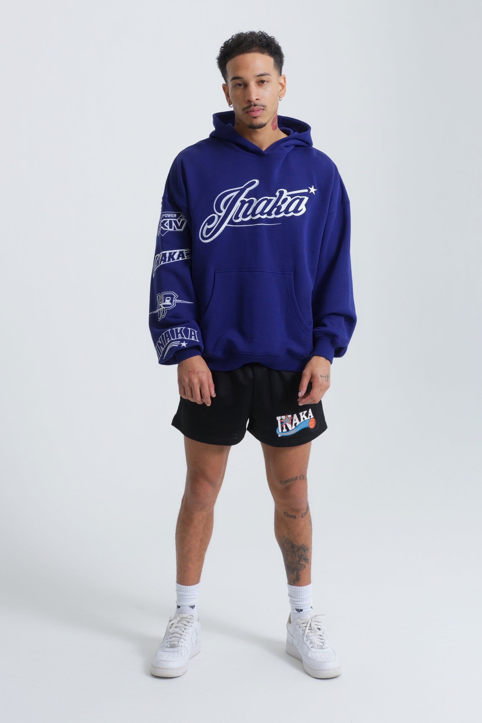 INAKA League Hoodie - Blue sold by Inaka power product image thumbnail 2