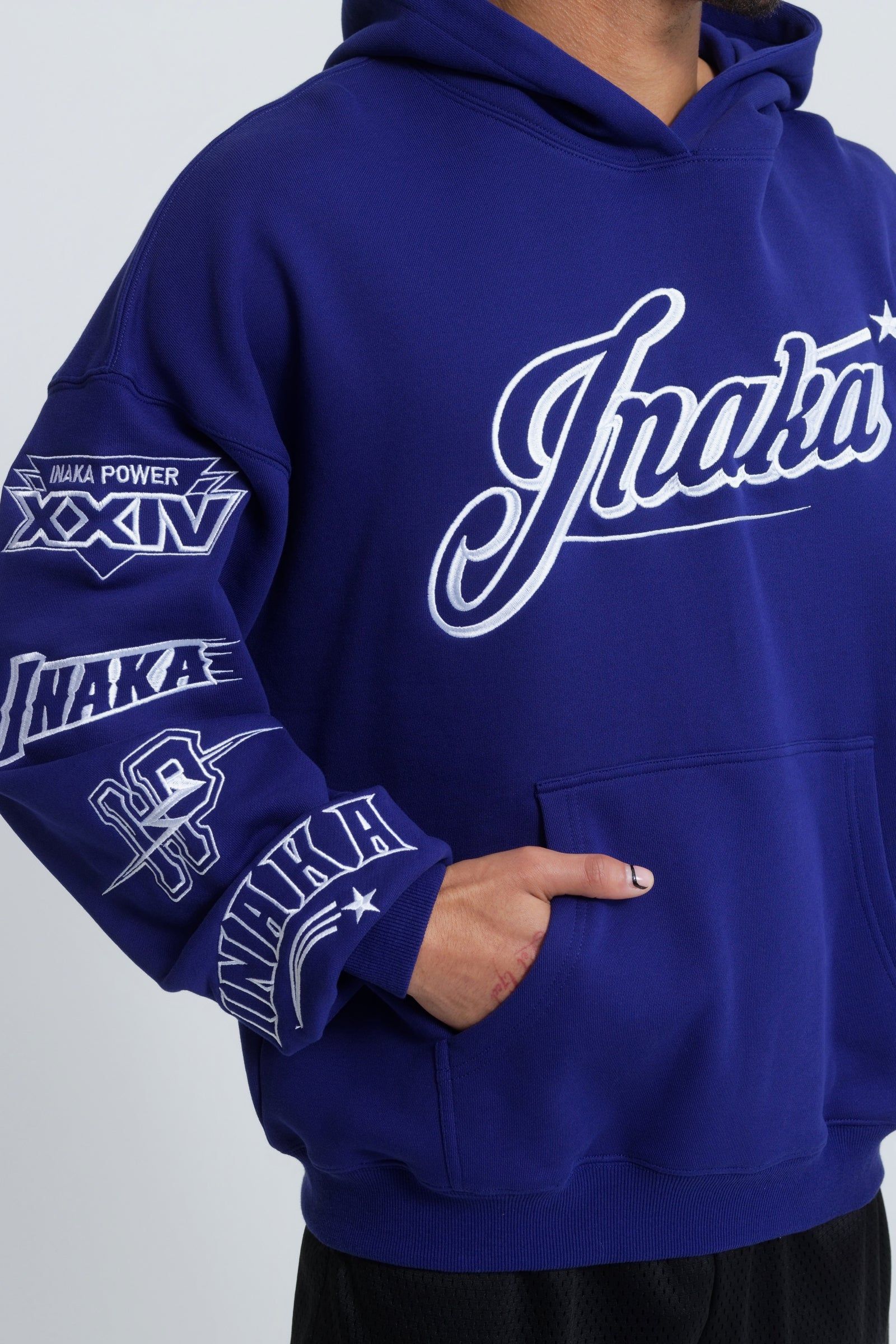 INAKA League Hoodie - Blue sold by Inaka power product image thumbnail 3