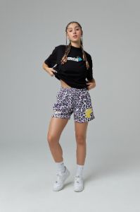Graphic Mesh Shorts - Pink Leopard sold by Inaka power