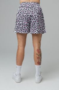 Graphic Mesh Shorts - Pink Leopard sold by Inaka power