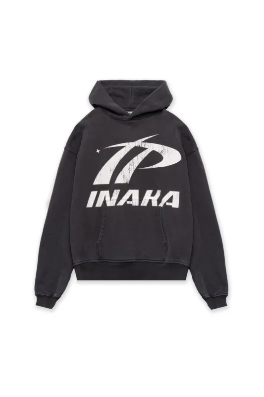 SPORTSWEAR DISTRESSED HOODIE - VINTAGE BLACK sold by Inaka power