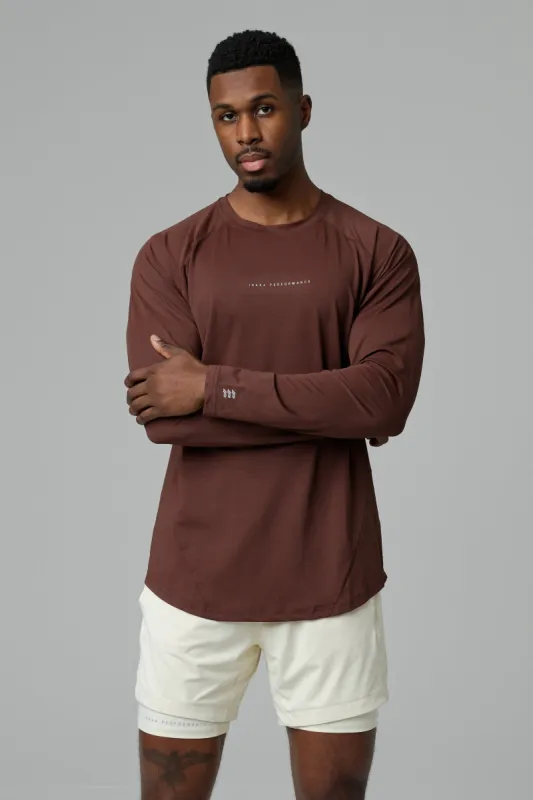 CORELITE LONG SLEEVE - COFFEE sold by Inaka power