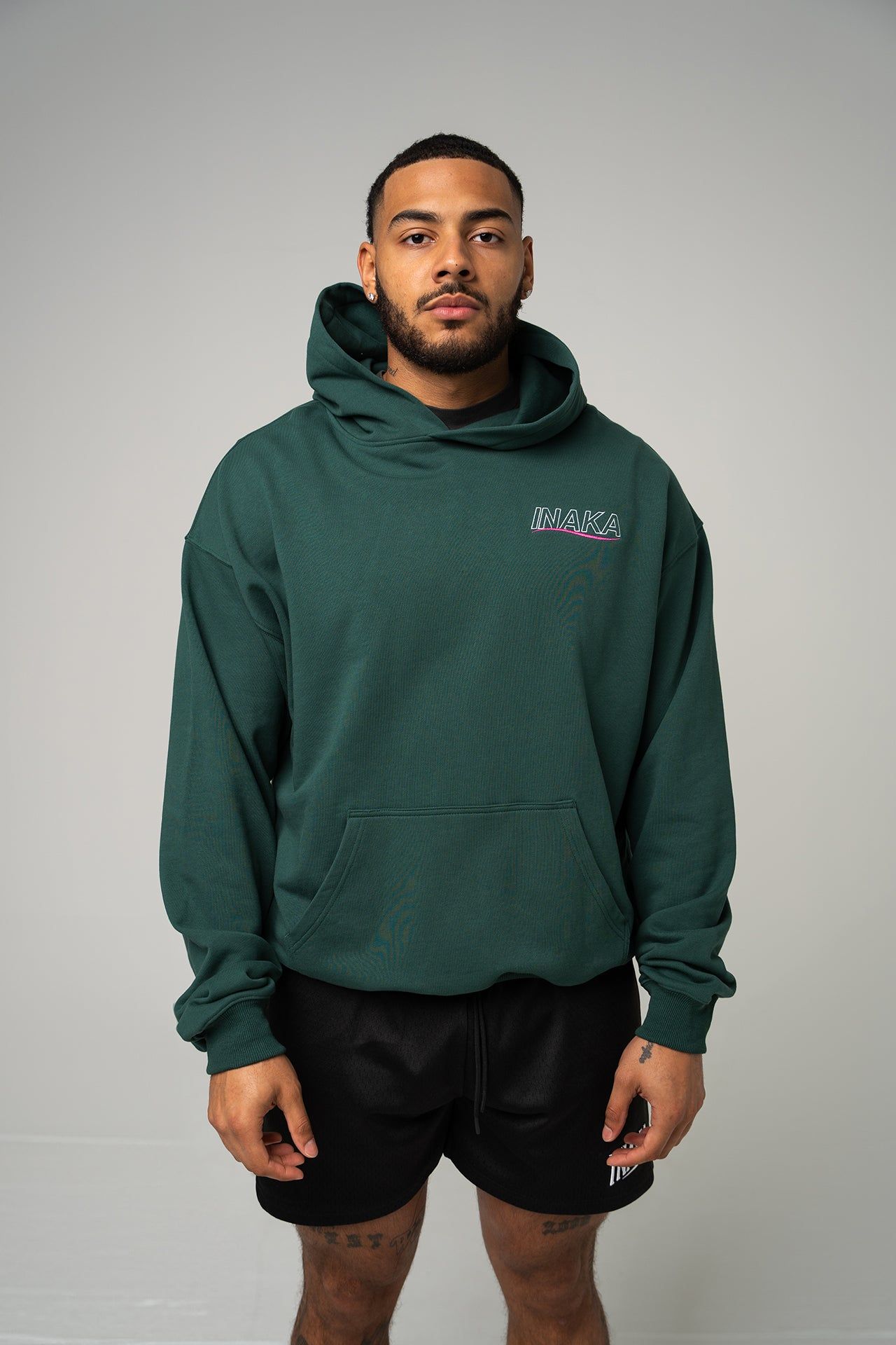 Men's Club Hoodie - Forest Green sold by Inaka power product image thumbnail 4
