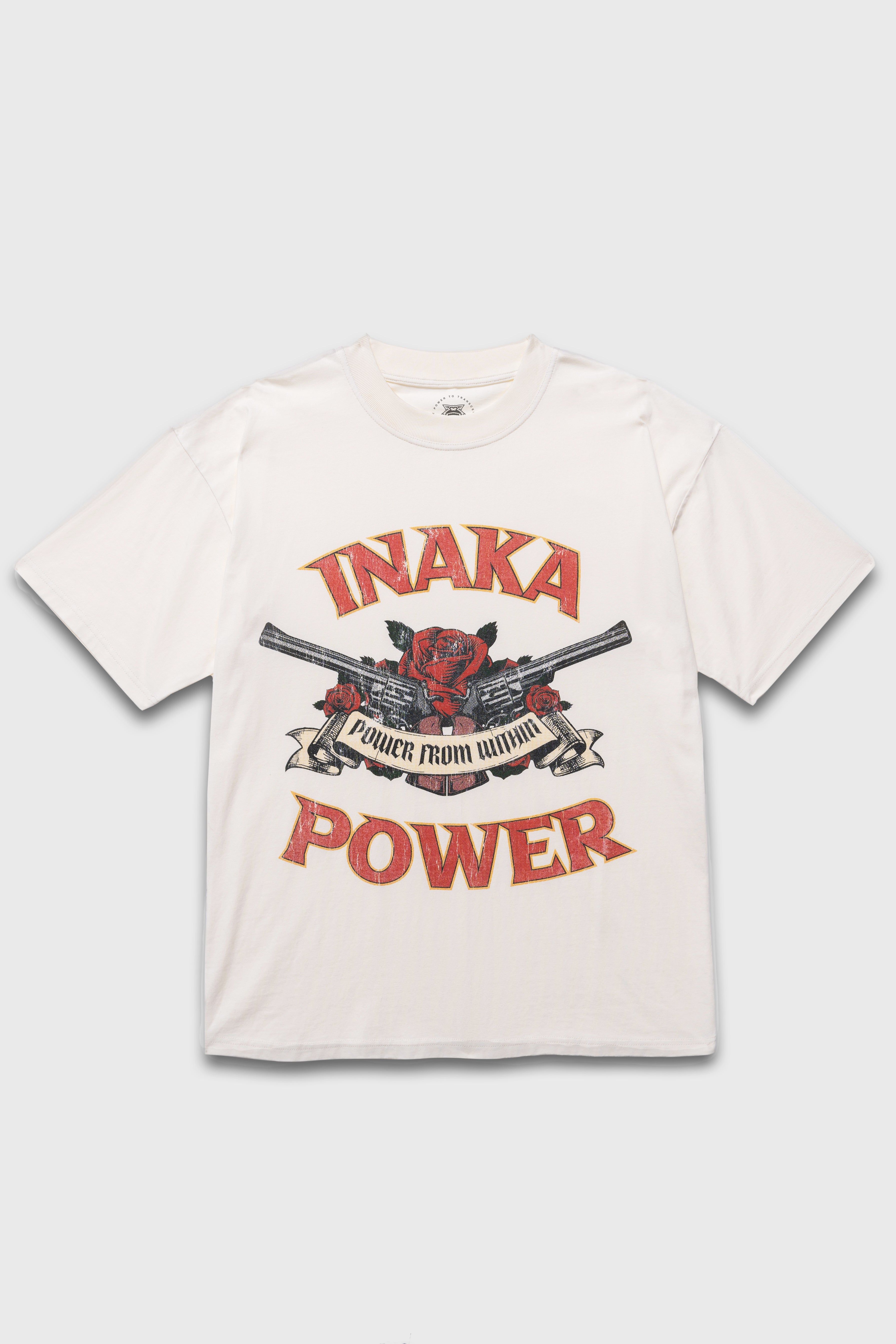Guns And Roses Tee - White sold by Inaka power