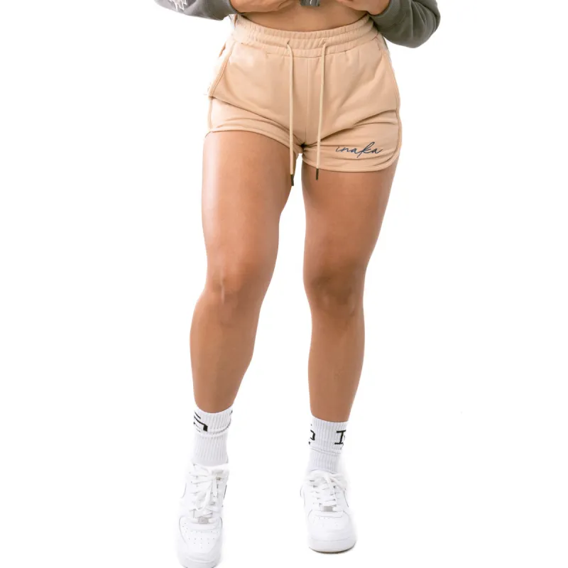 WOMEN'S COTTON SHORTS - LATTE sold by Inaka power