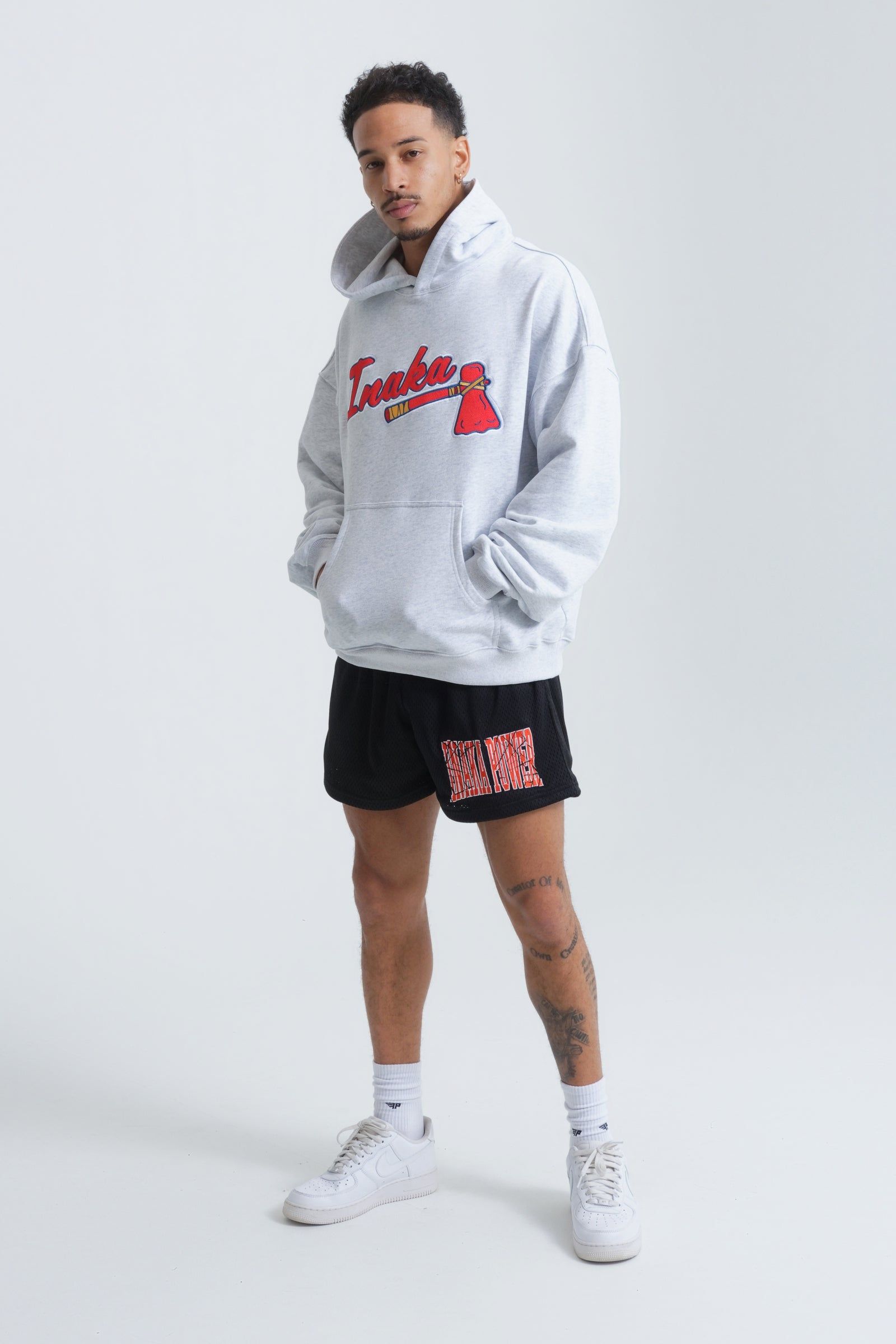 Braves Hoodie - Light Gray sold by Inaka power product image thumbnail 4